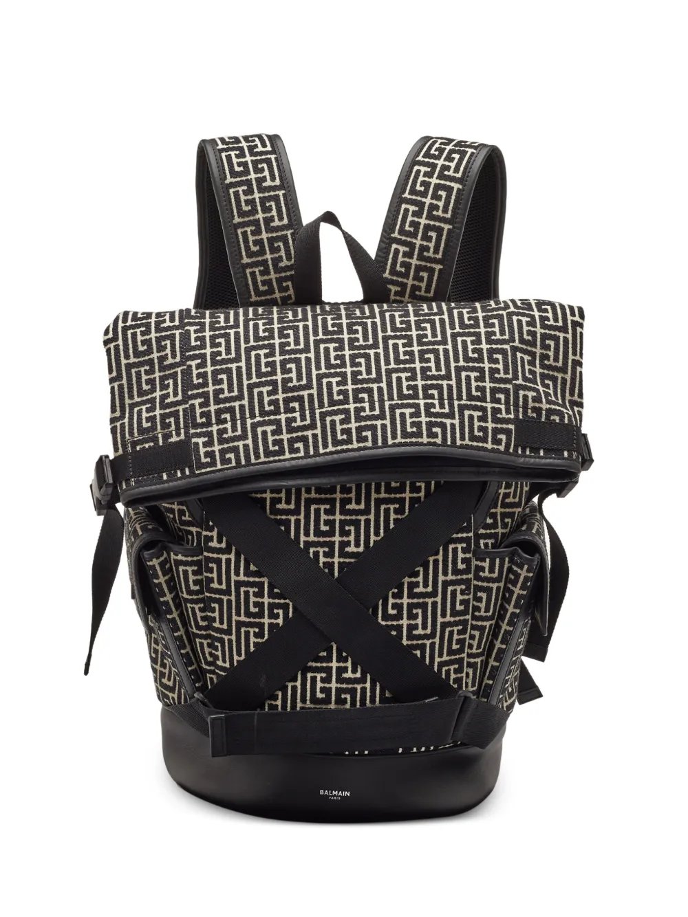 all-over logo backpack