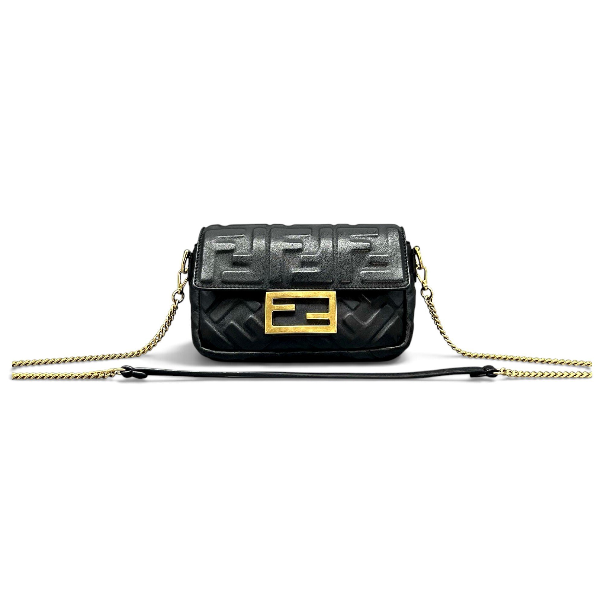 Baguette leather handbag