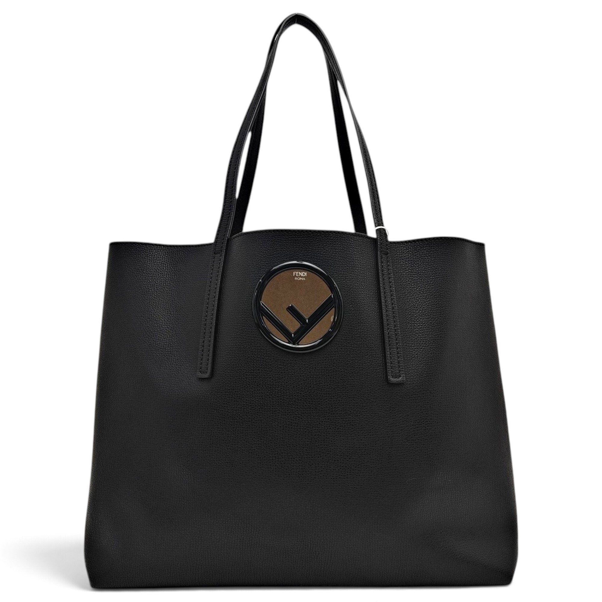 Logo Shopper Tote leather handbag