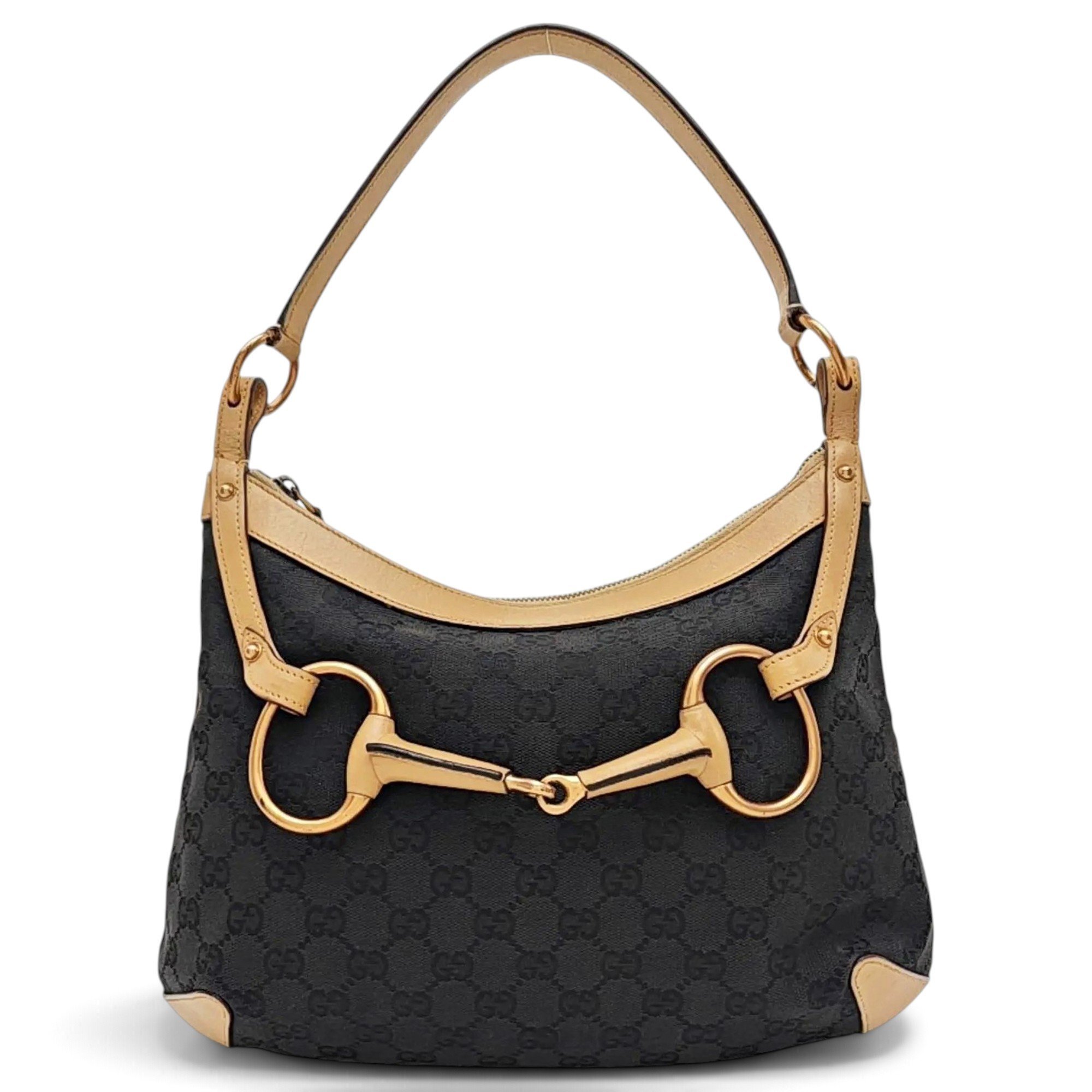 Horsebit Chain cloth handbag