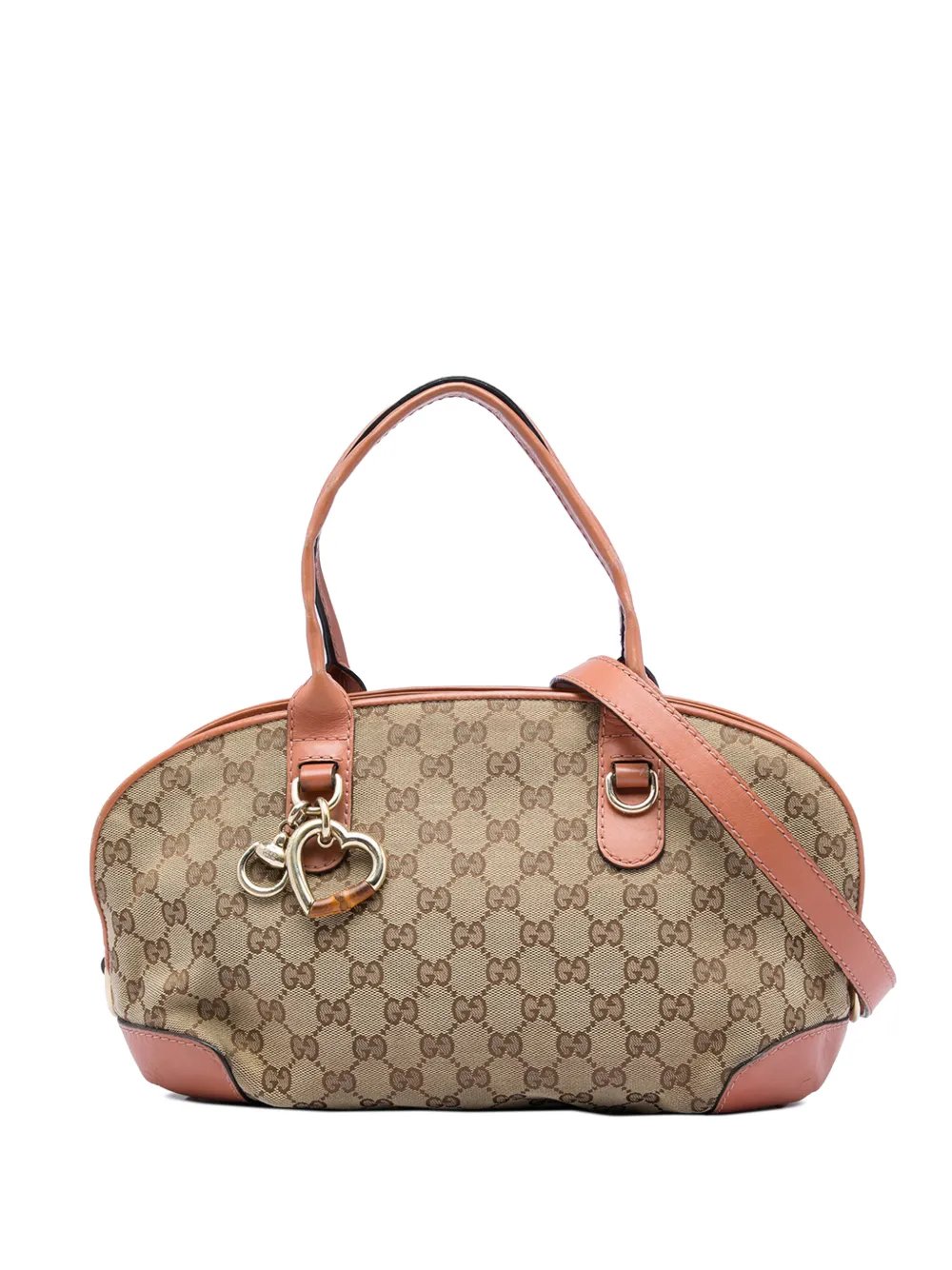 2016-2026 GG Canvas Heart Bit satchel