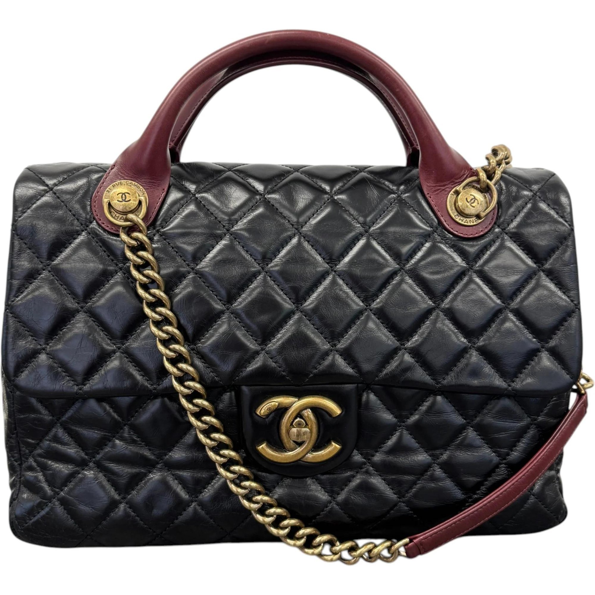 Leather handbag