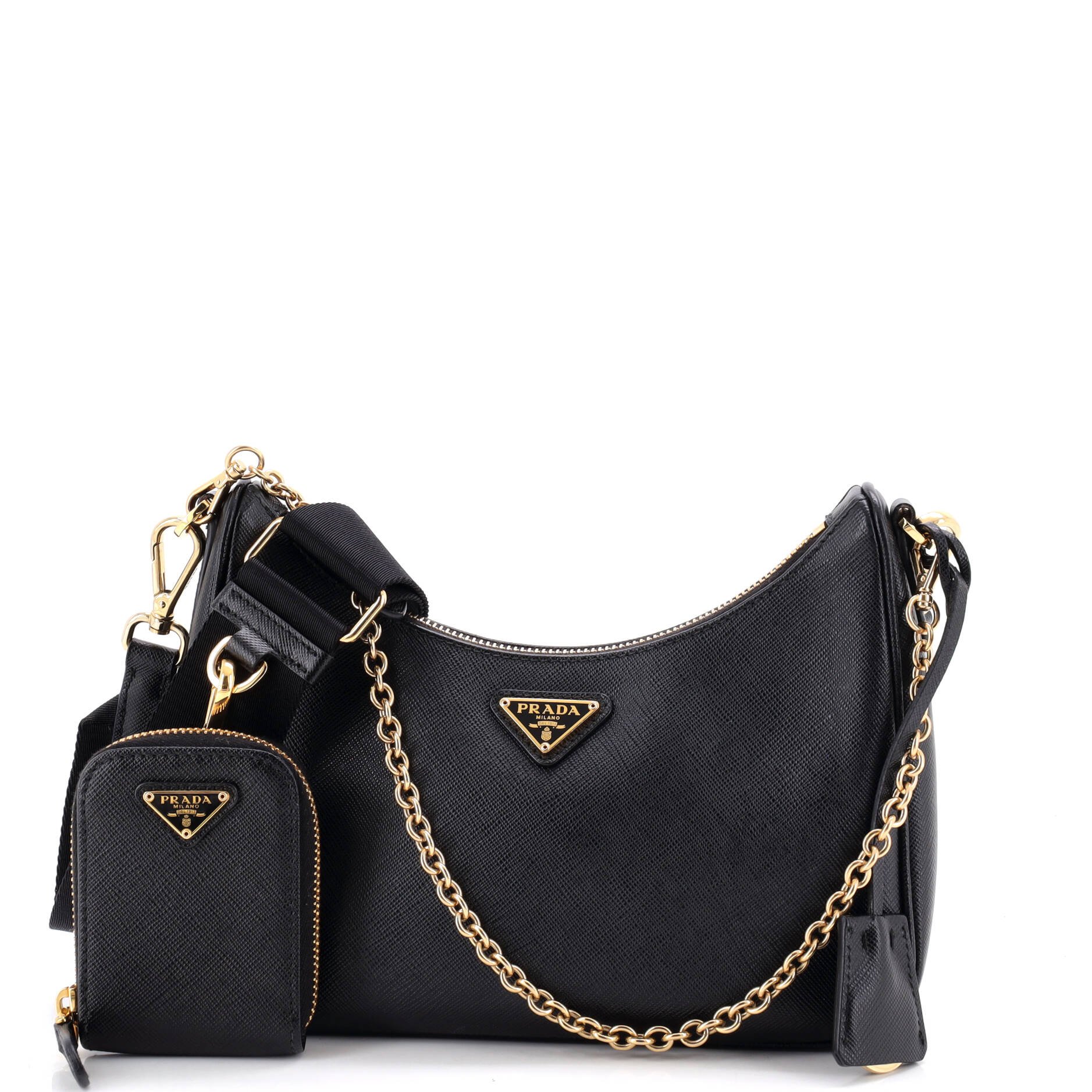 Re-Edition 2005 Shoulder Bag Saffiano Leather Small