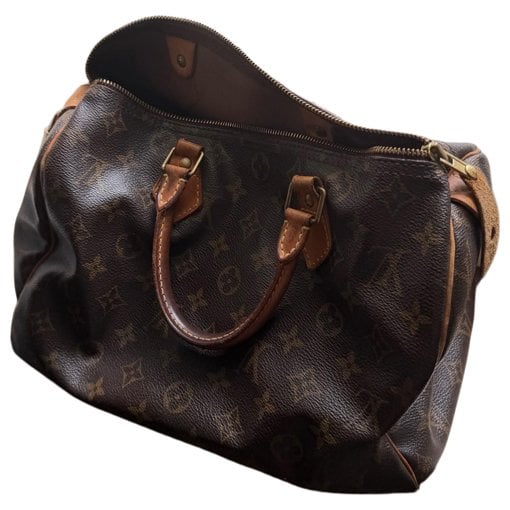 Speedy leather handbag