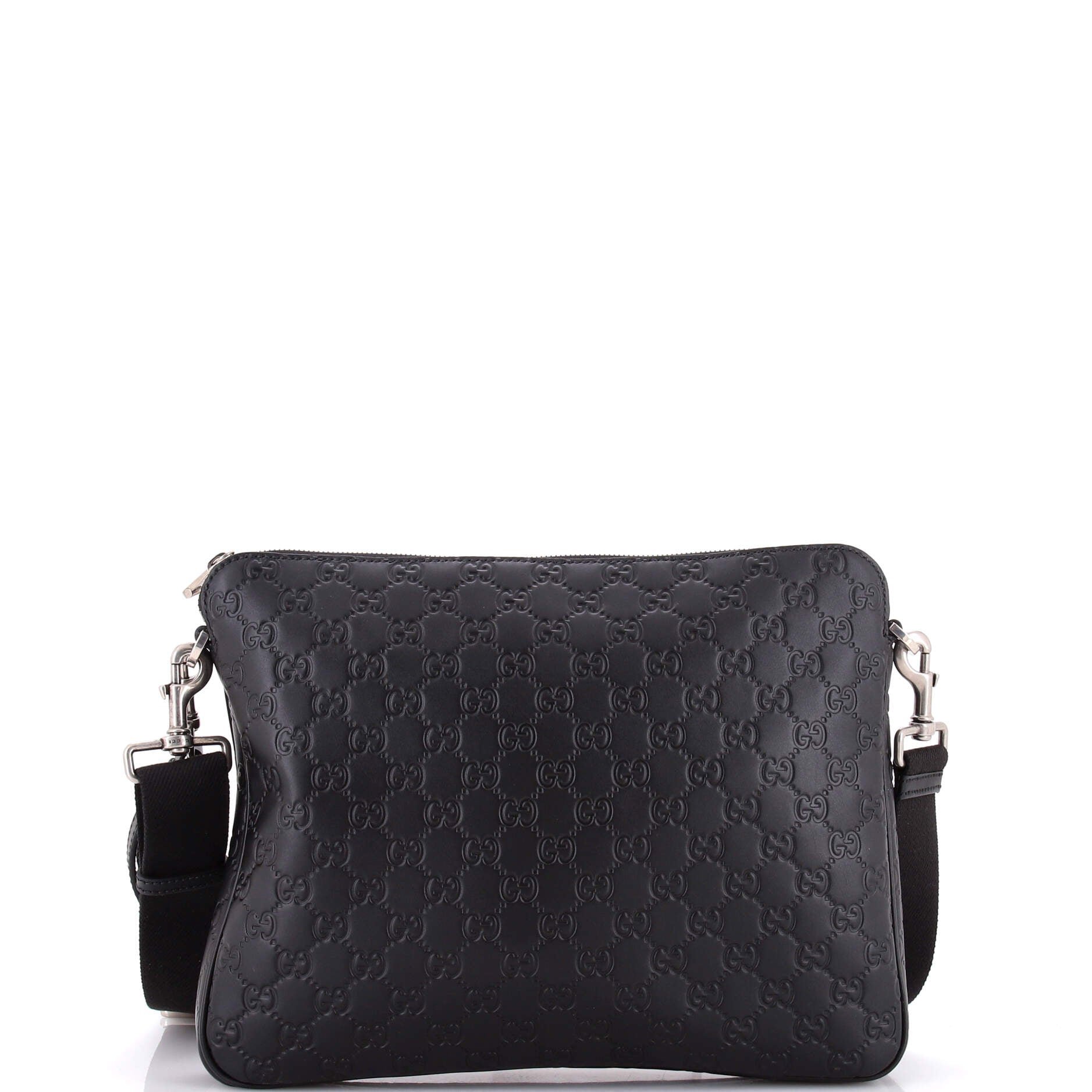 Emblem Crossbody Bag Guccissima Leather Medium