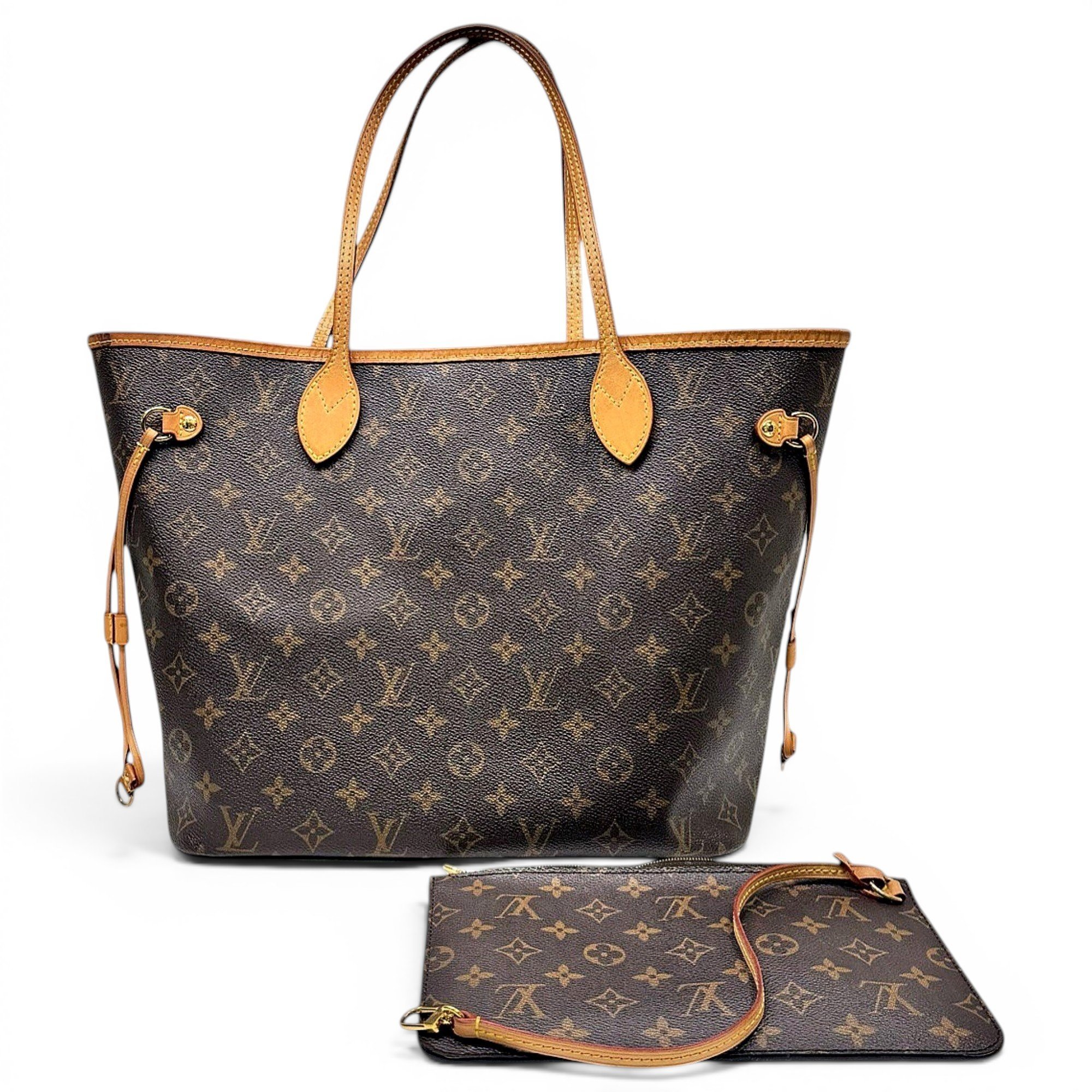 Neverfull leather handbag