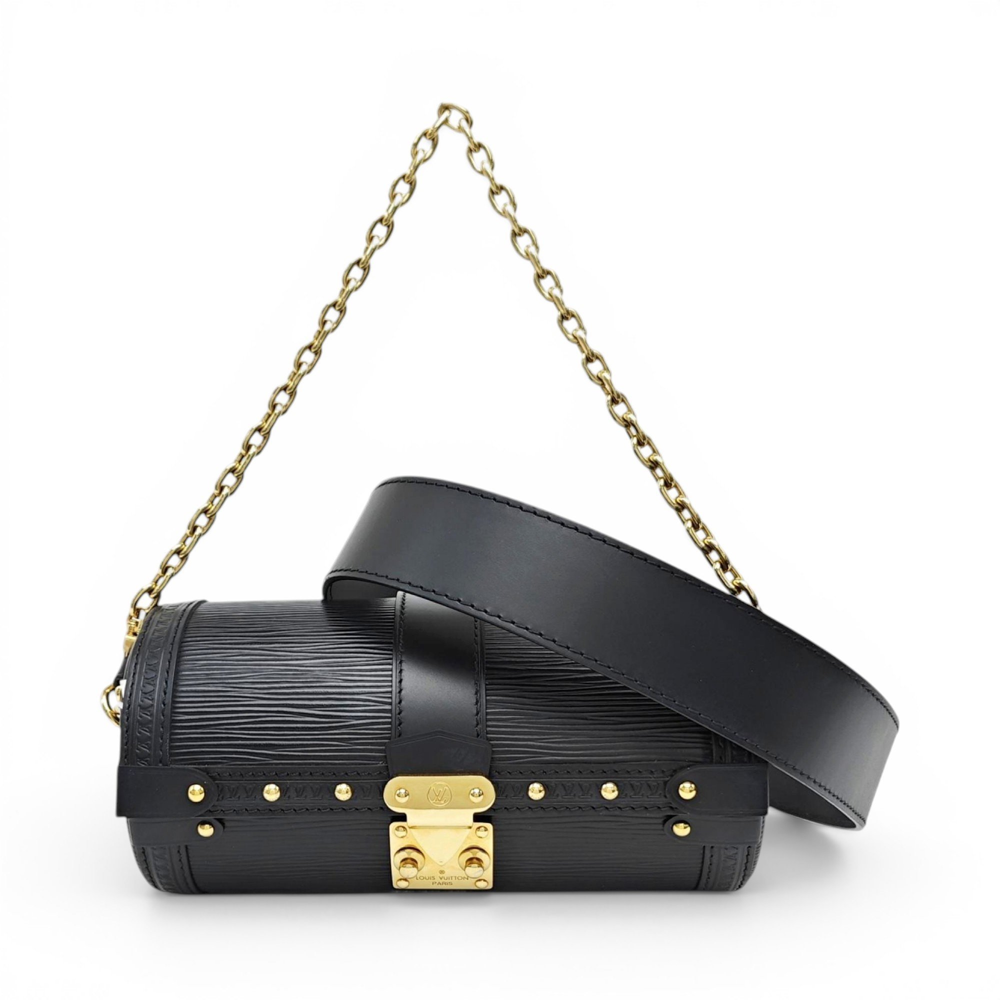 Papillon Trunk leather crossbody bag
