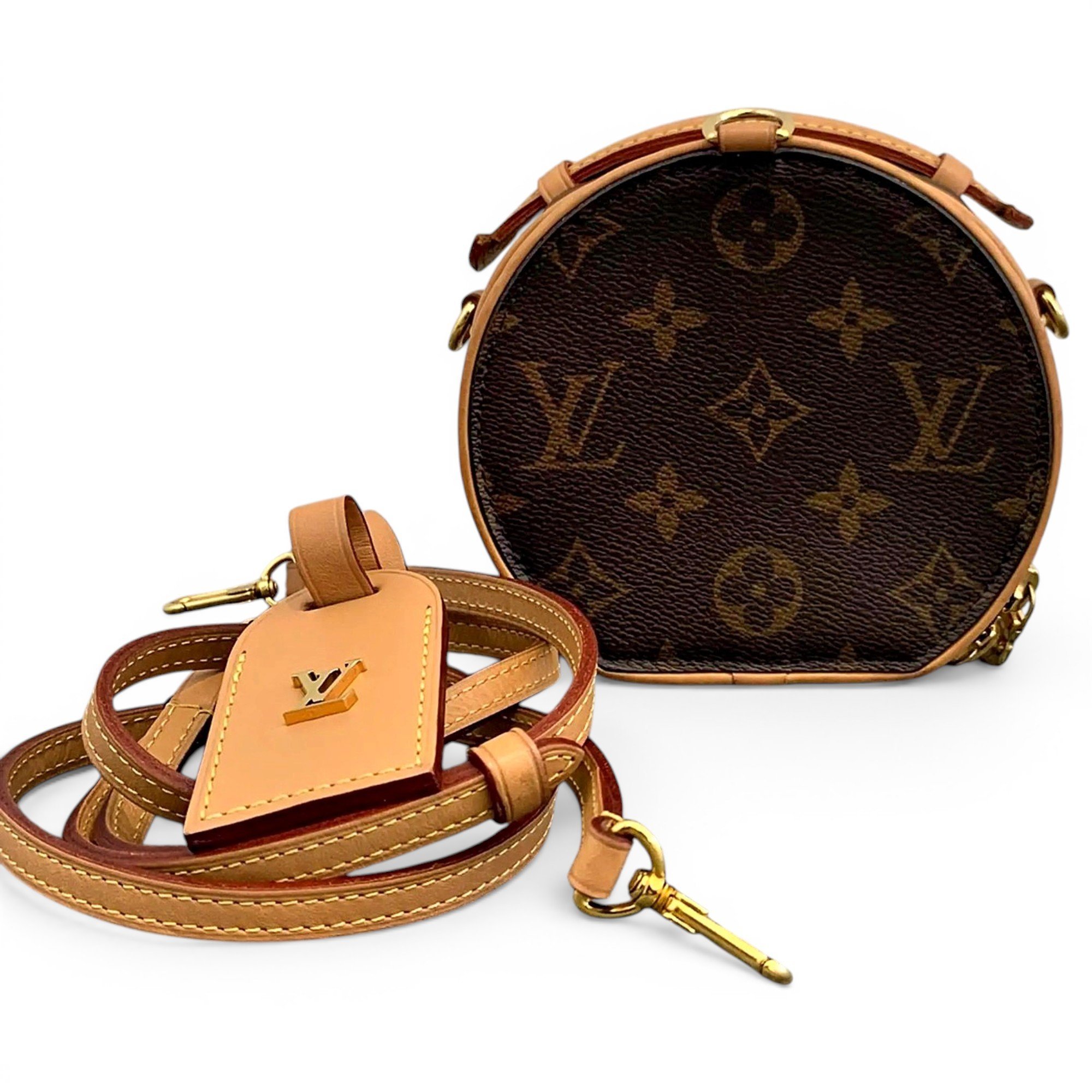Boîte chapeau souple vinyl crossbody bag