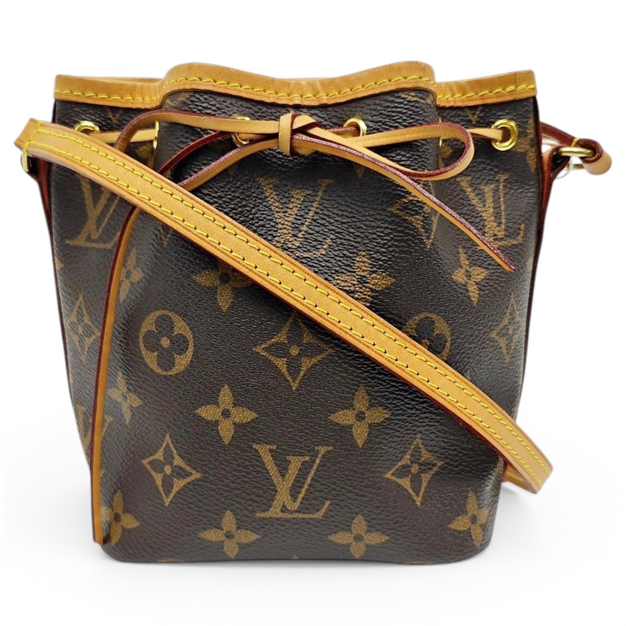 Nano Noé leather handbag
