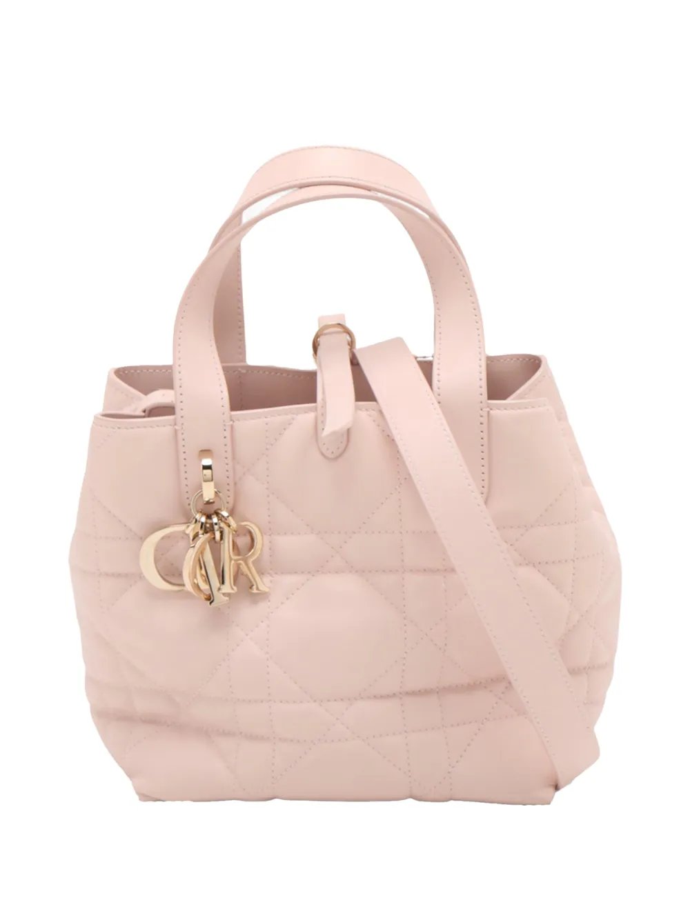 Dior 2000-2026 Small Calfskin Macrocannage Toujours Vertical Tote satchel