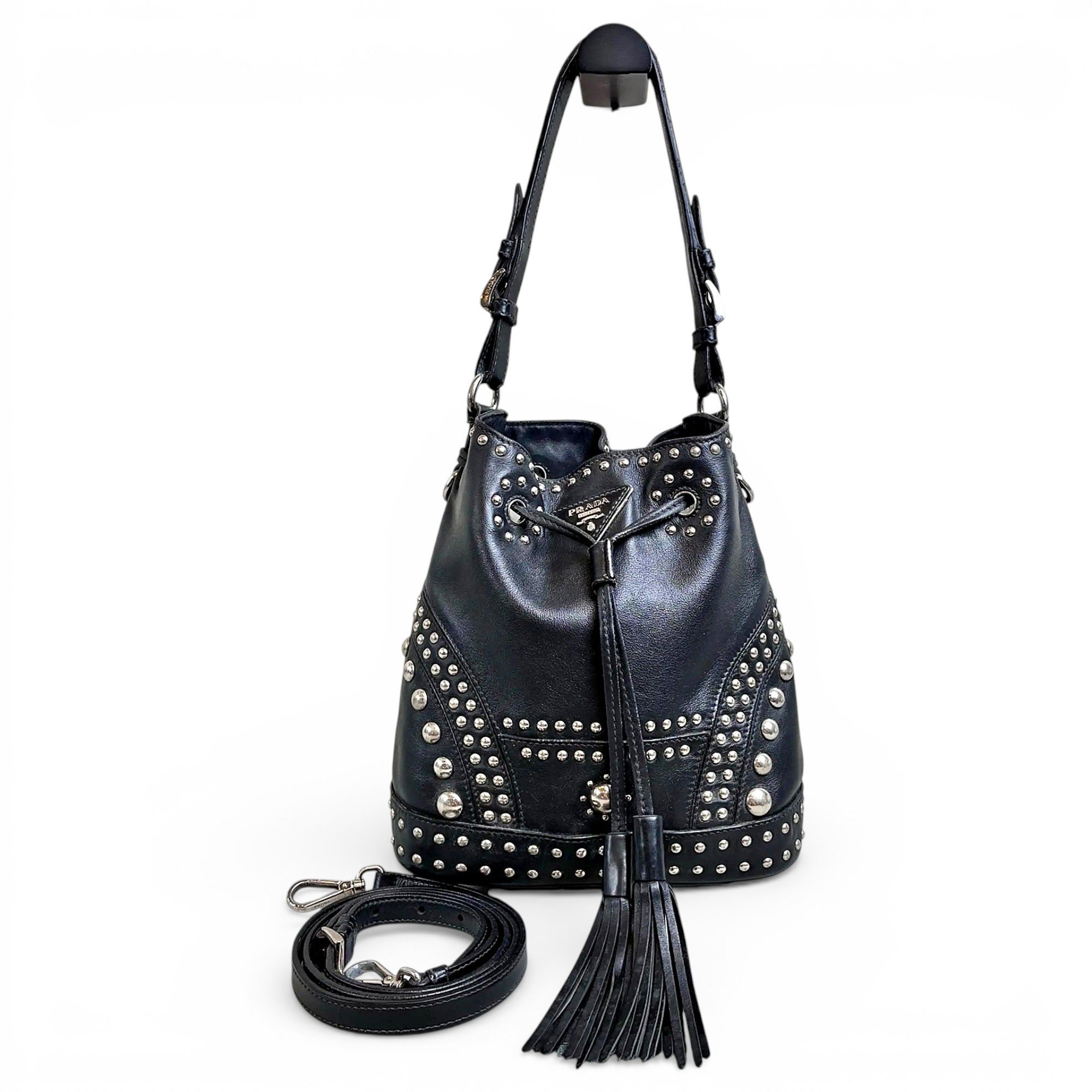 Leather crossbody bag