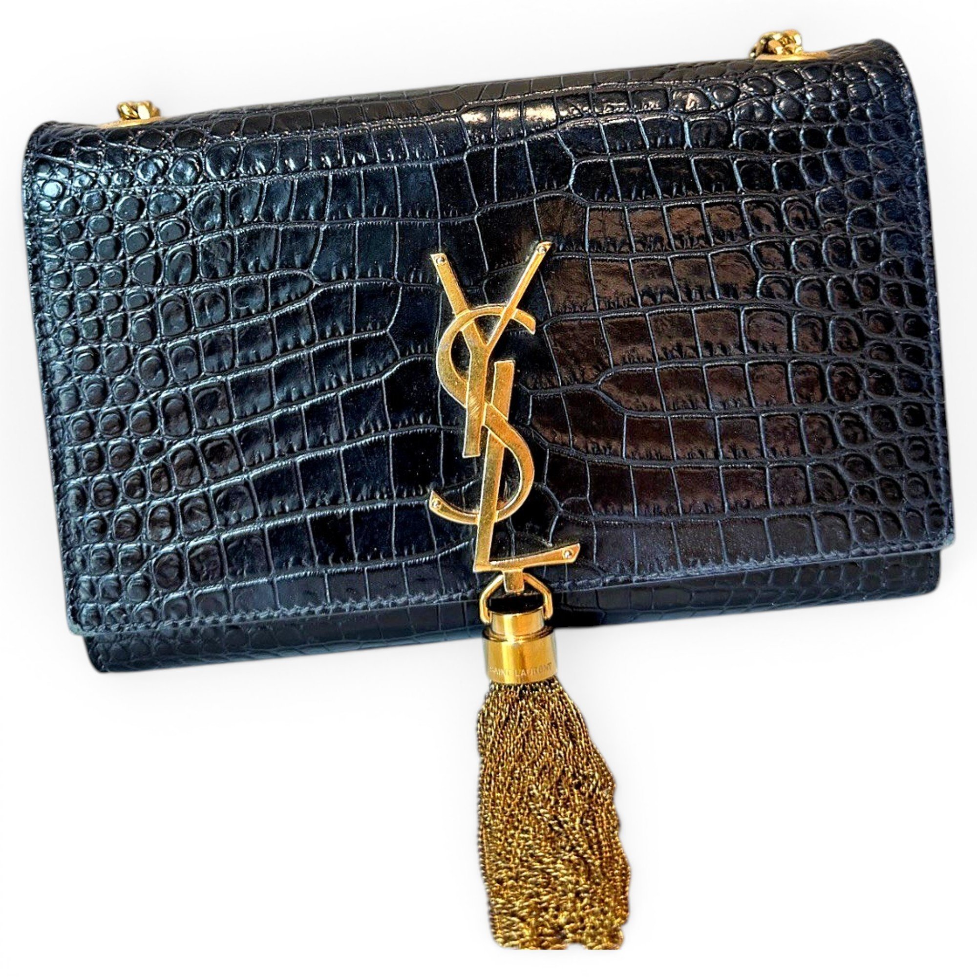 Pompom Kate leather handbag