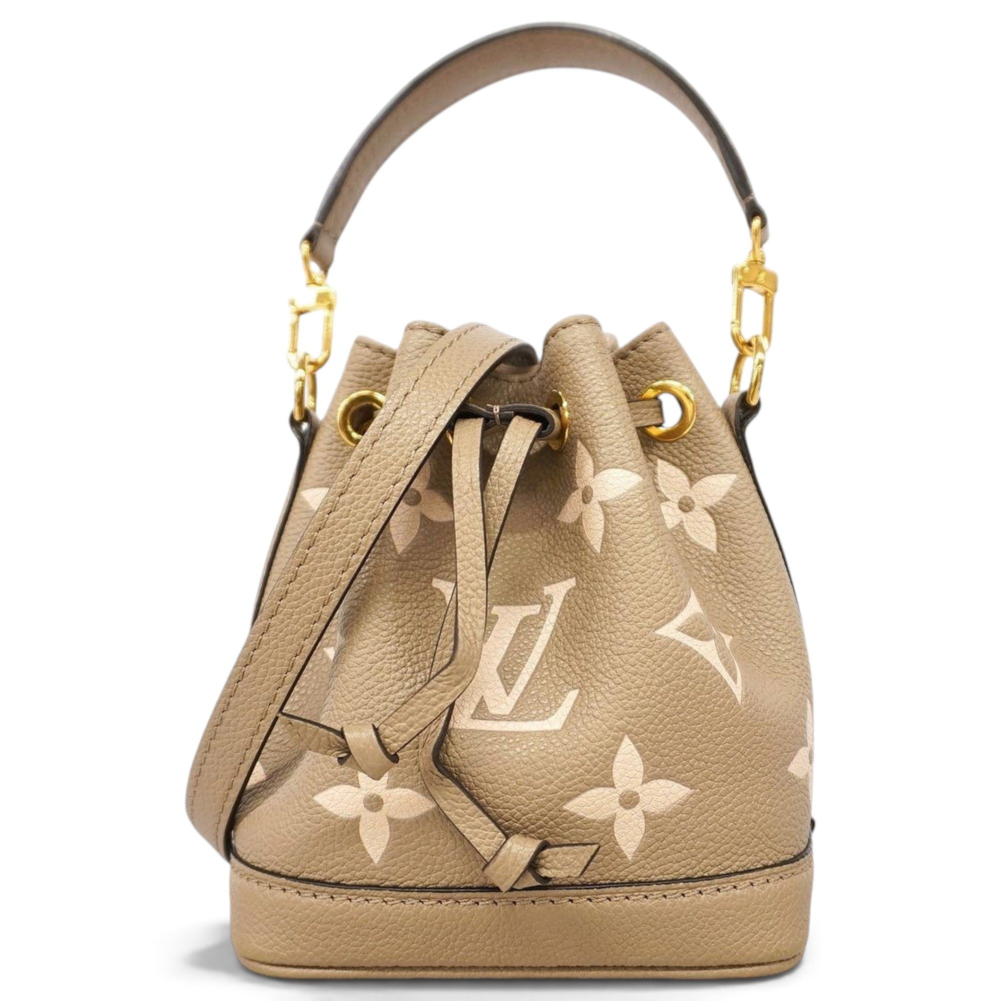 Louis Vuitton Nano Noé leather bag