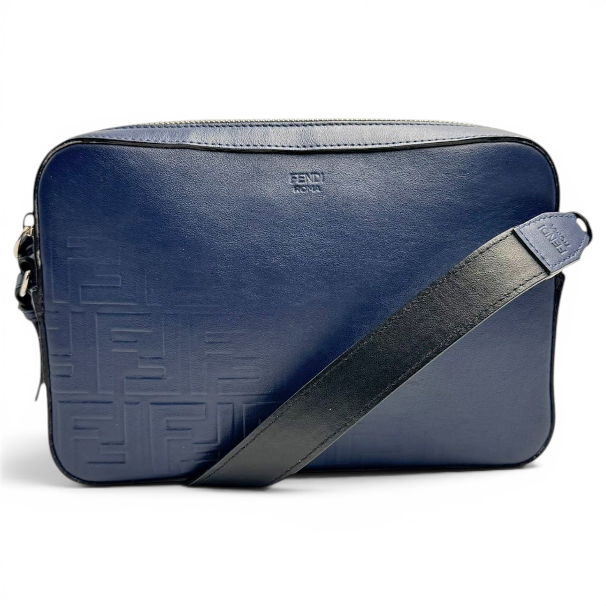 Camera case leather crossbody bag