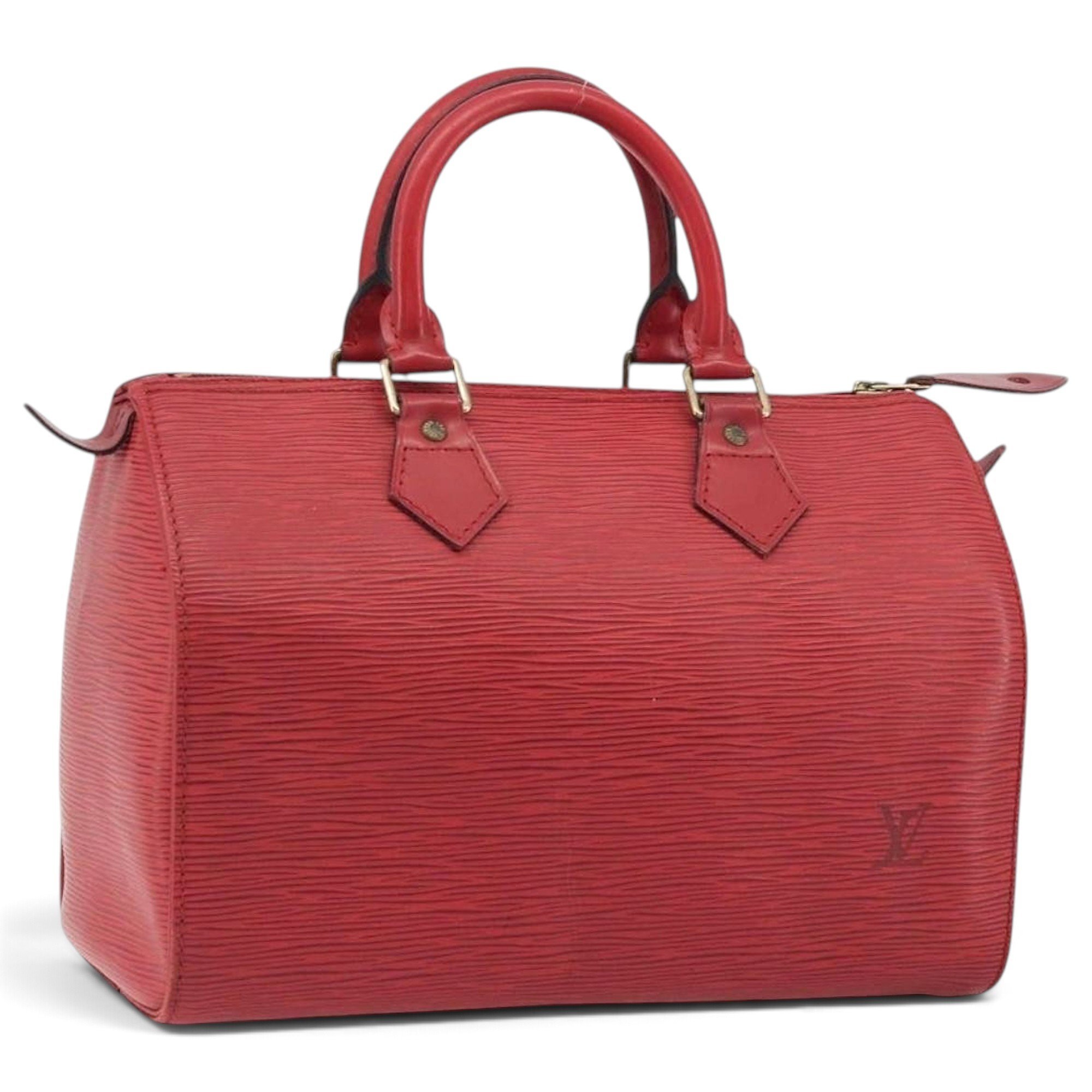Speedy leather handbag