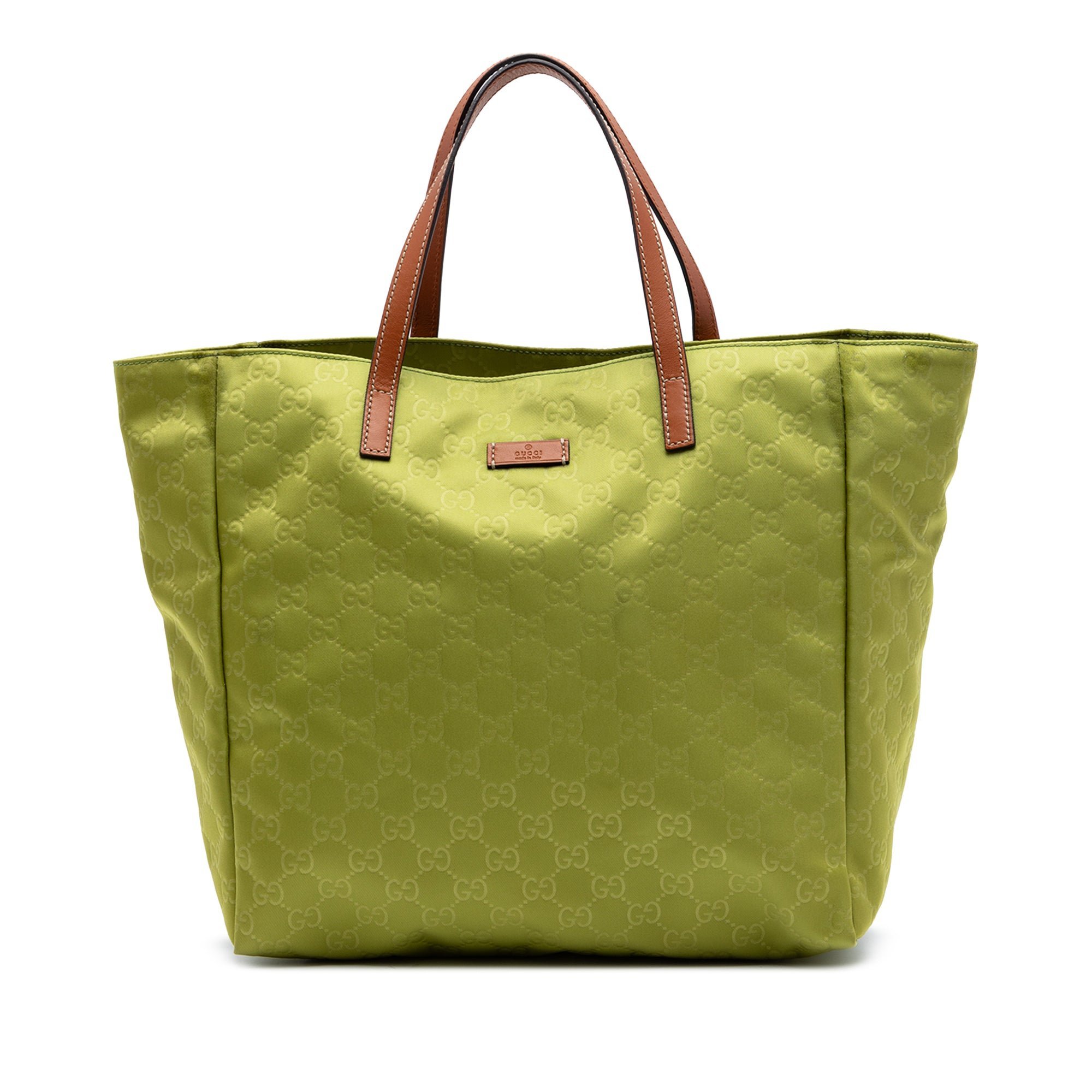 Leather tote