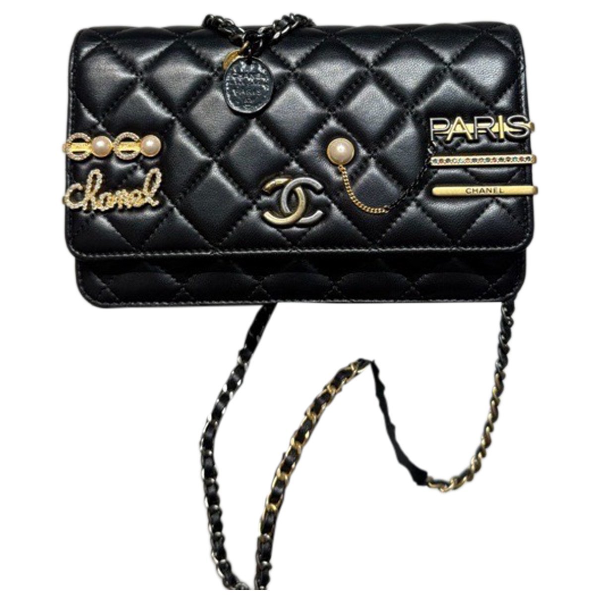 Wallet On Chain Timeless/Classique leather crossbody bag