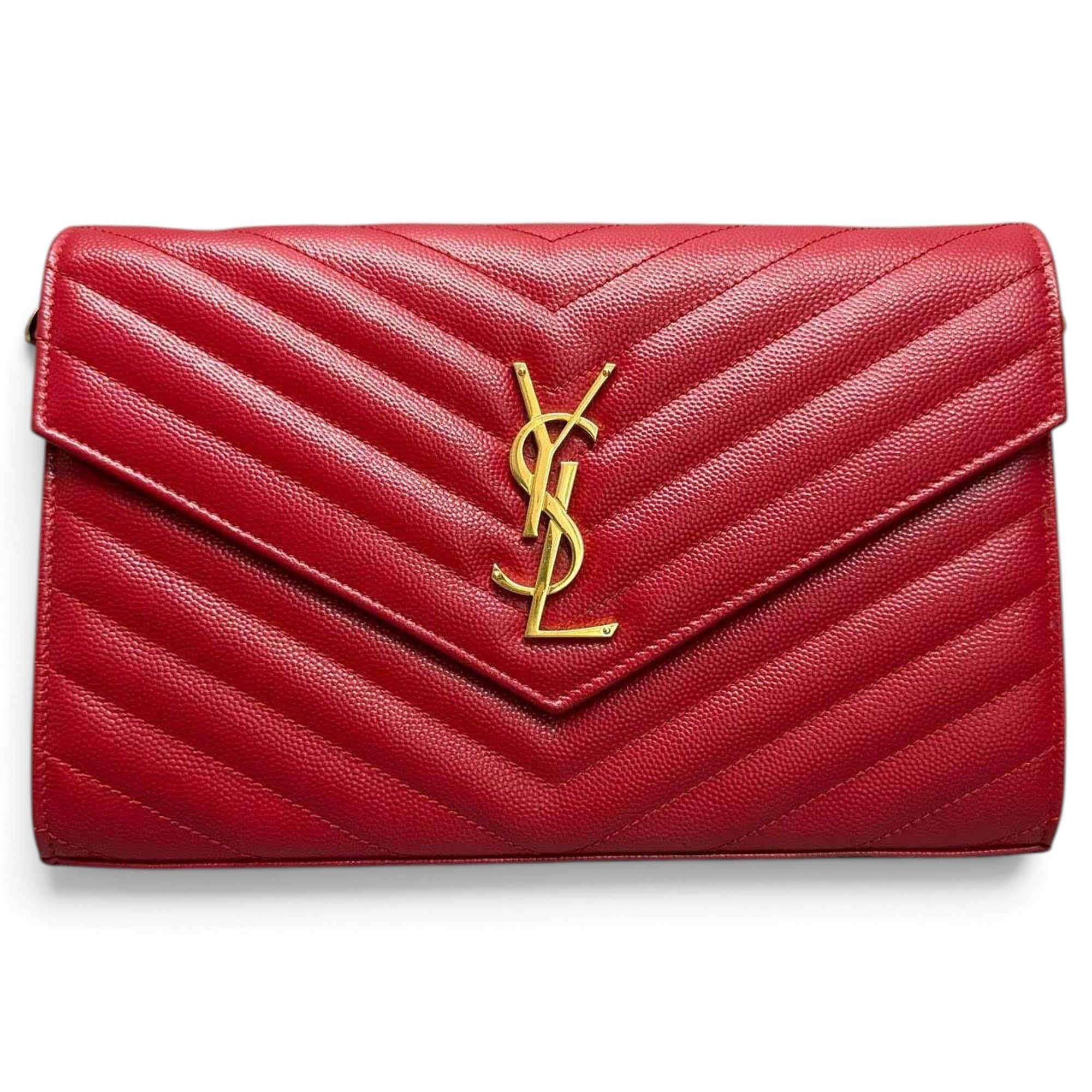 Portefeuille enveloppe leather handbag