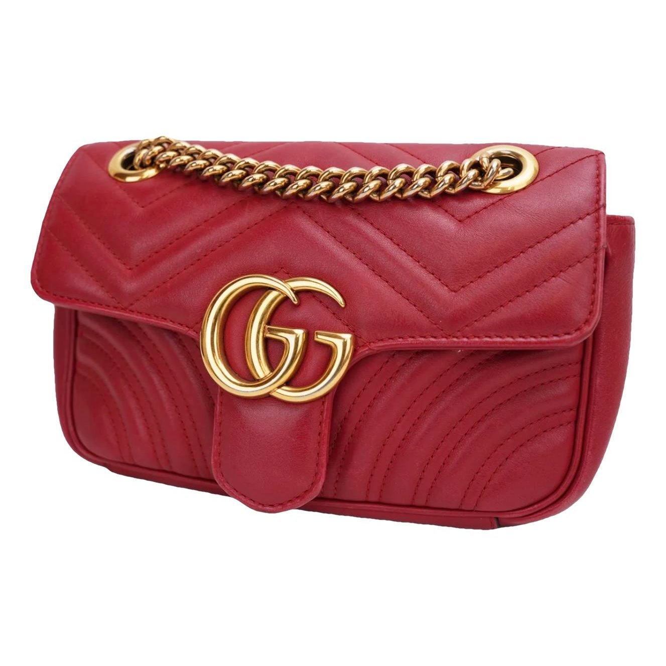 Marmont leather clutch bag
