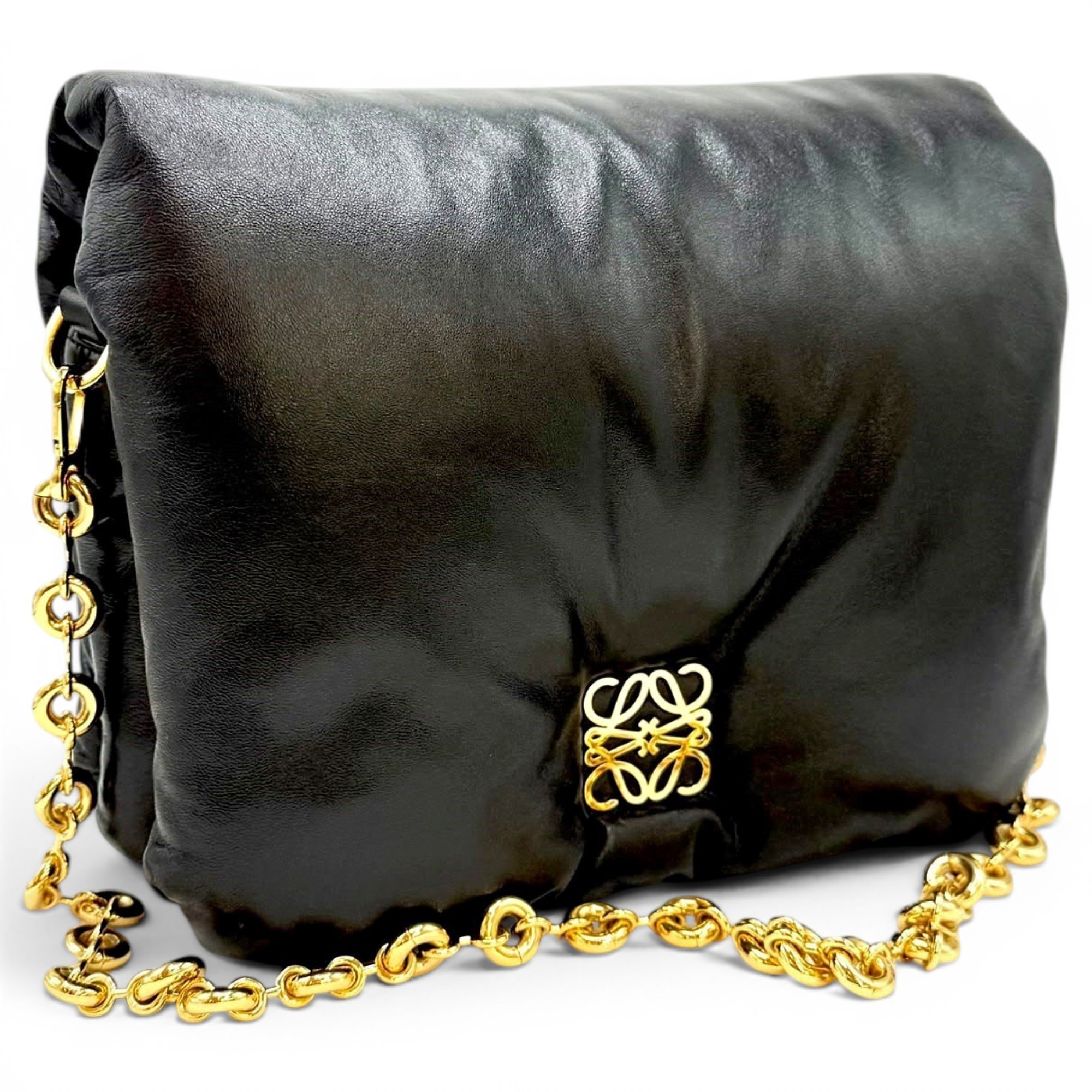 Goya Puffer leather handbag