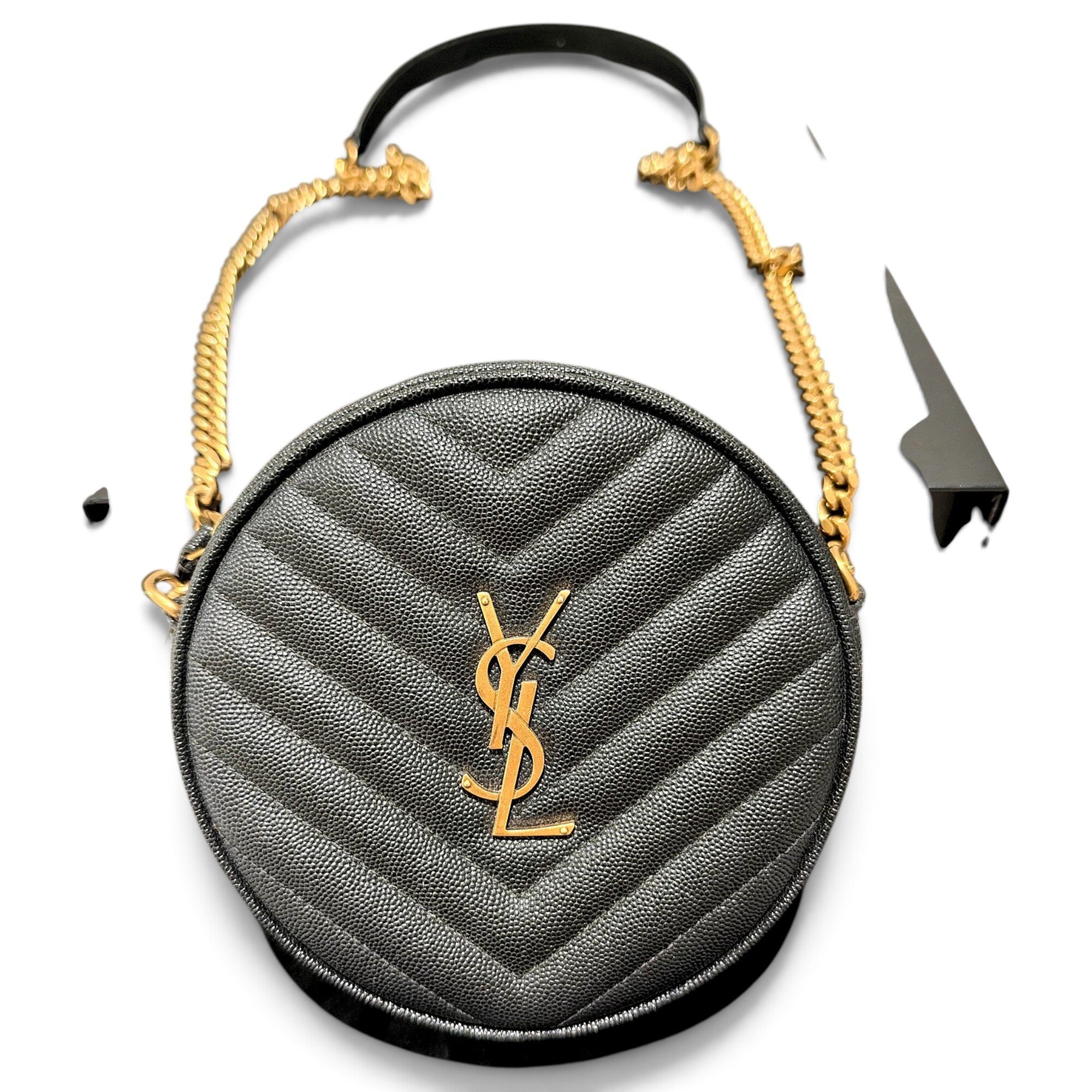 Vinyle leather crossbody bag