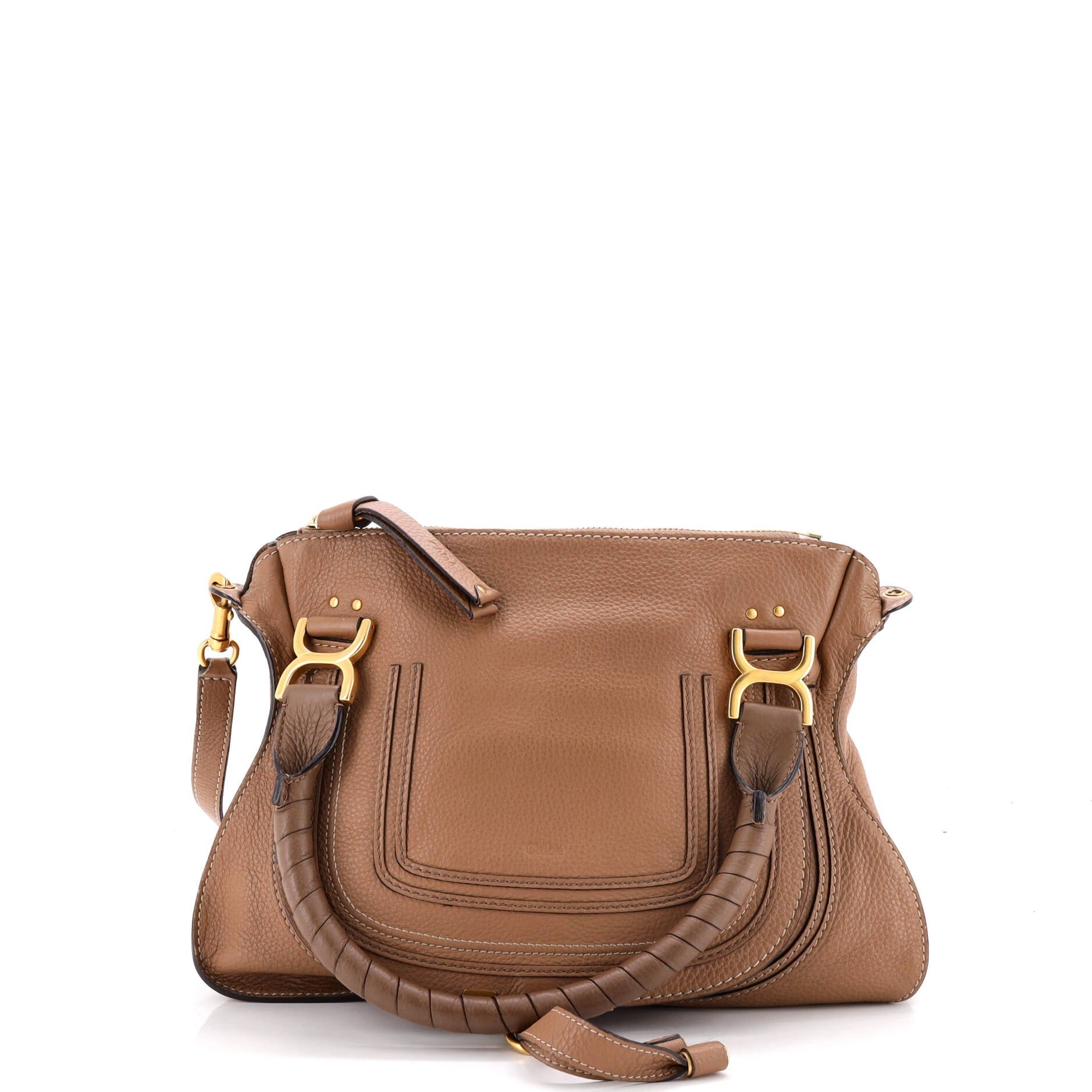 Marcie Satchel Leather Medium