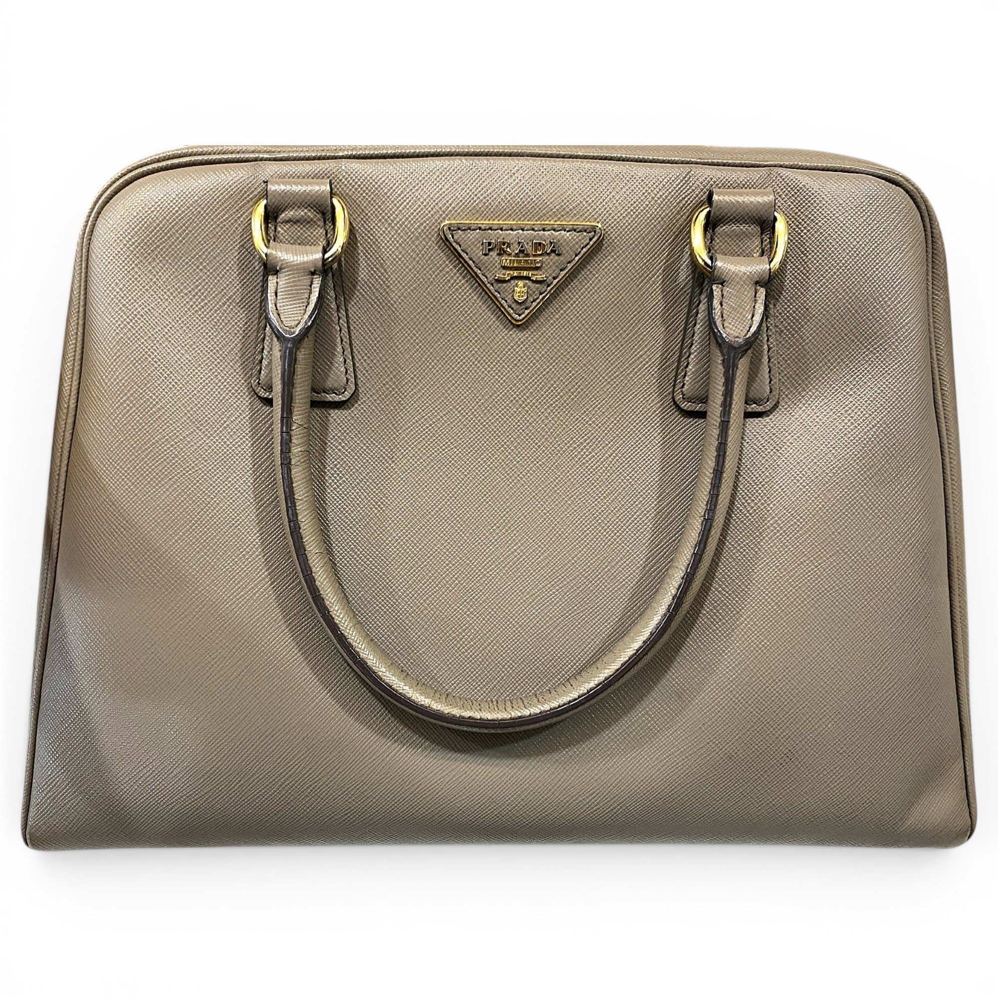 Promenade leather handbag