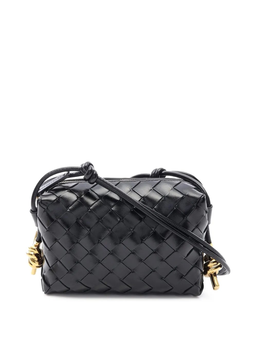 2012-2026 Mini Lambskin Intrecciato Loop Camera Bag crossbody bag