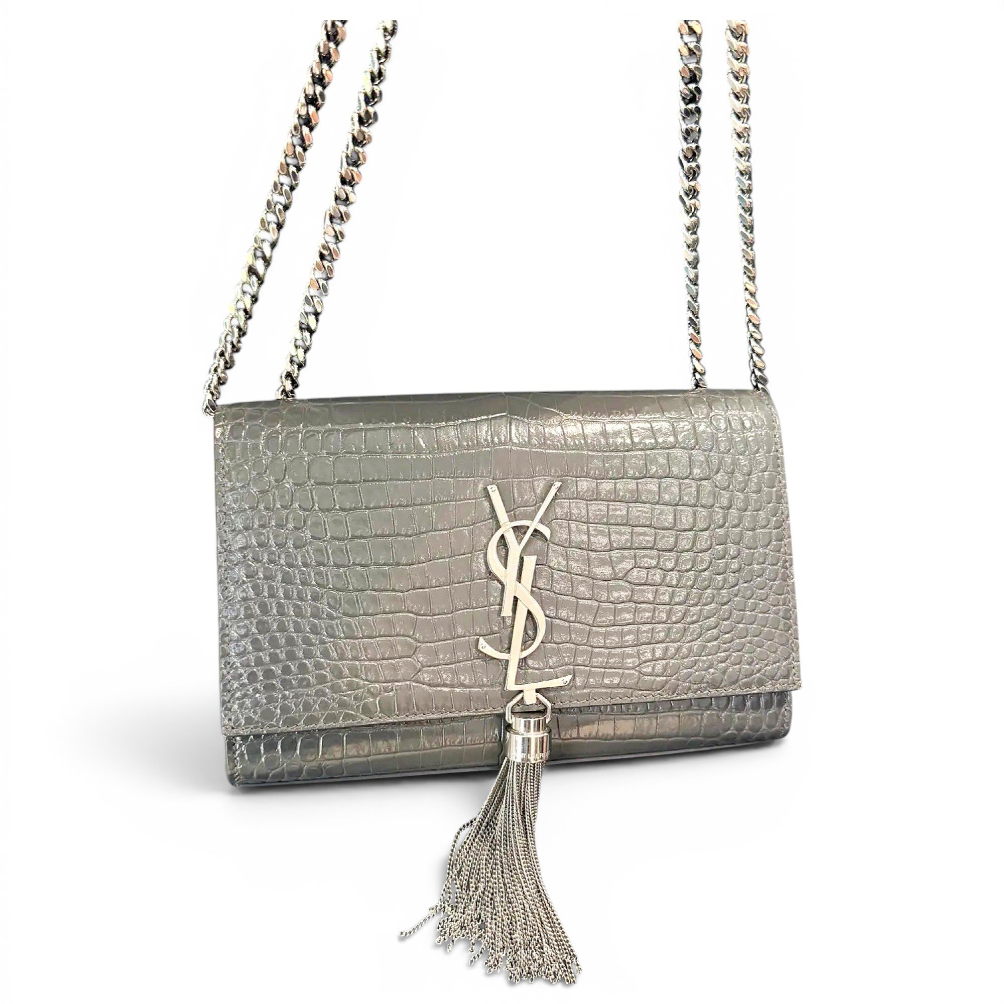 Pompom Kate leather handbag