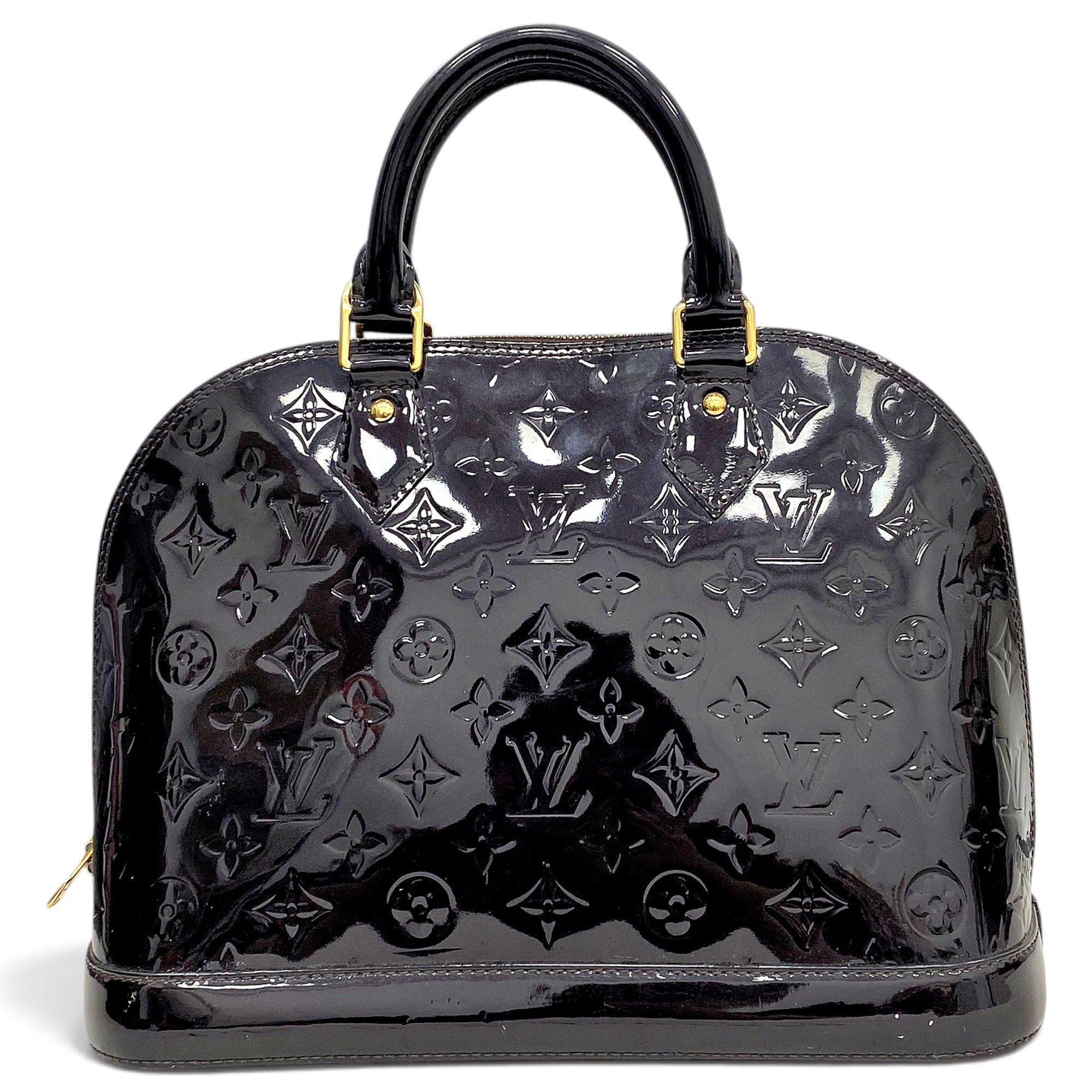 Alma patent leather handbag