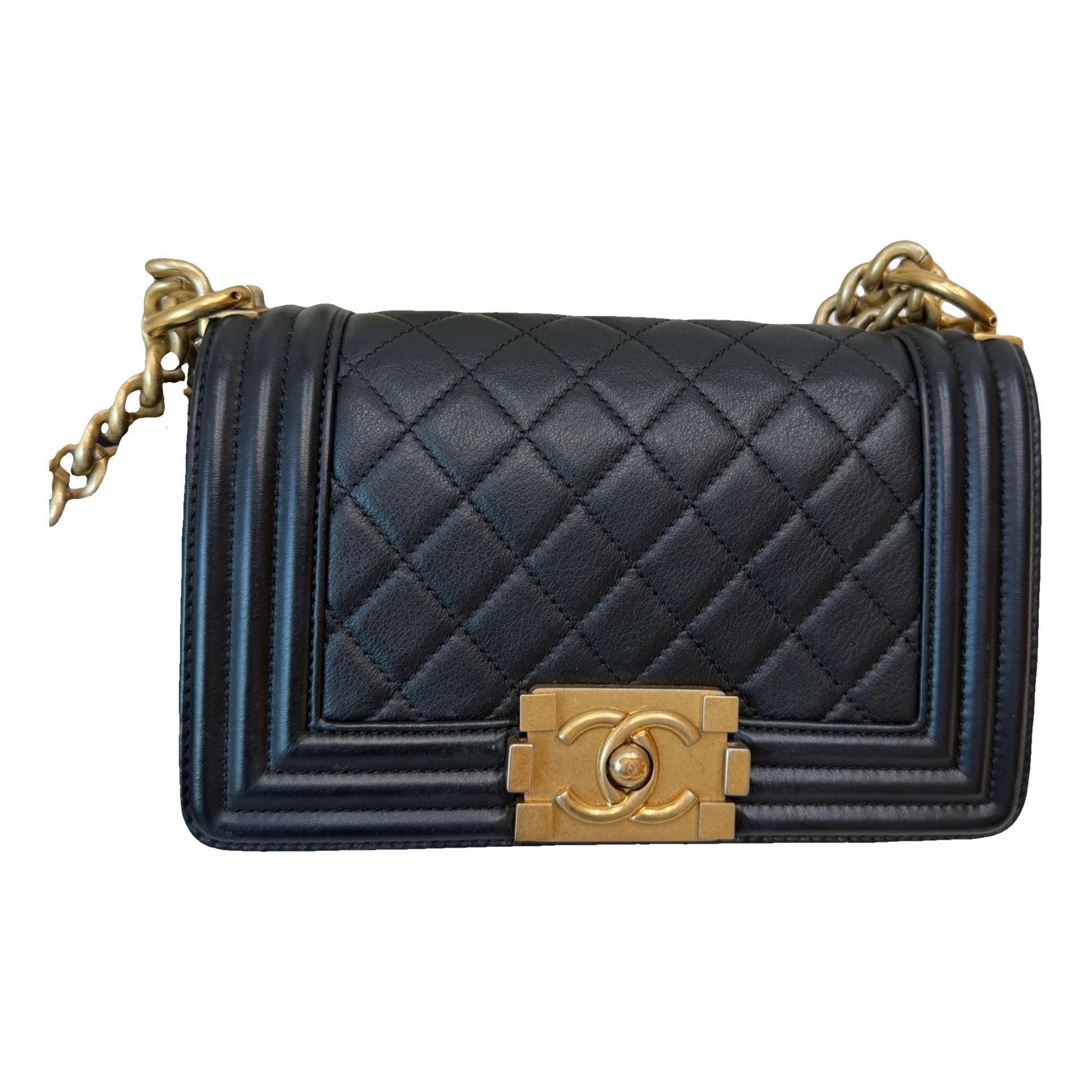 Boy leather crossbody bag