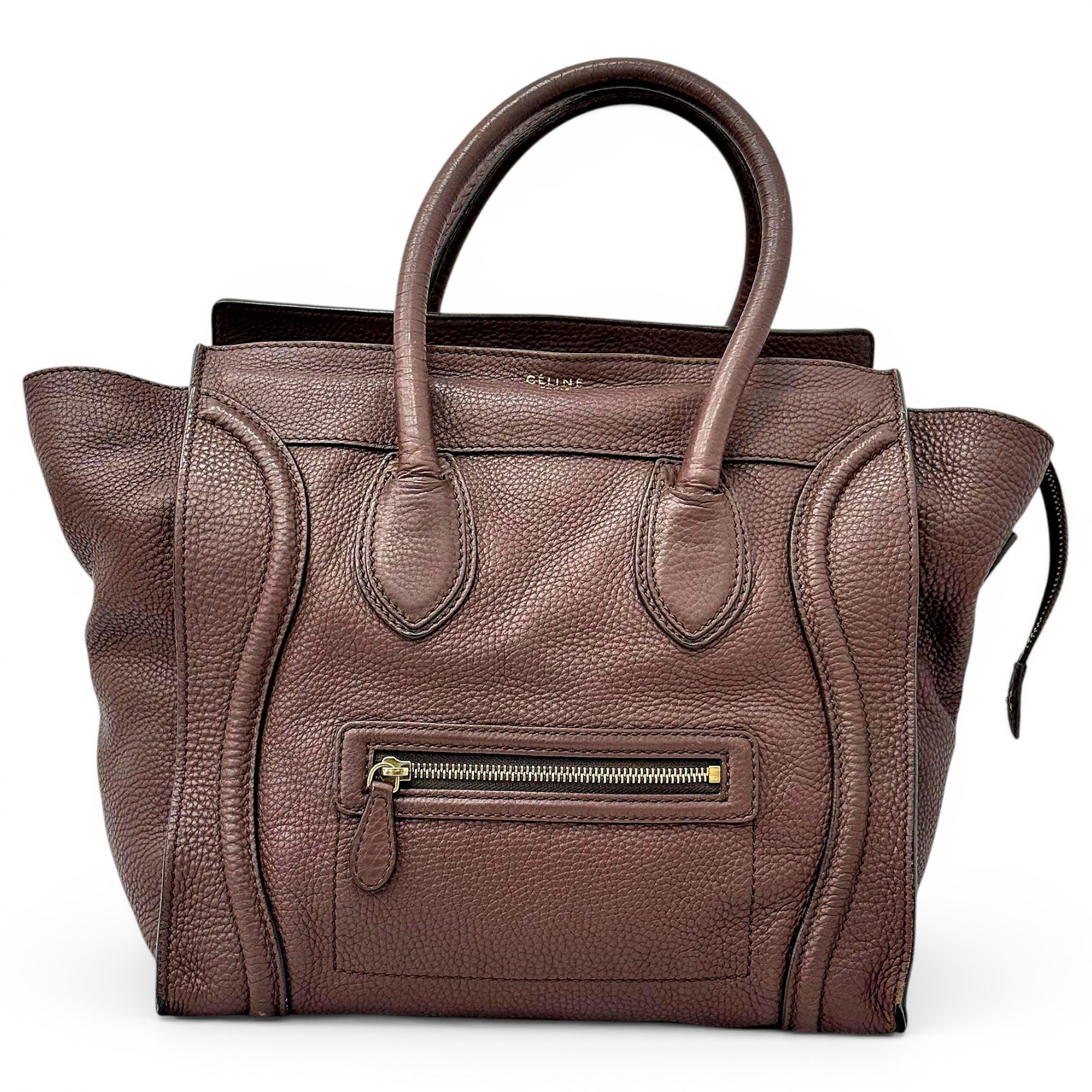 Luggage leather handbag