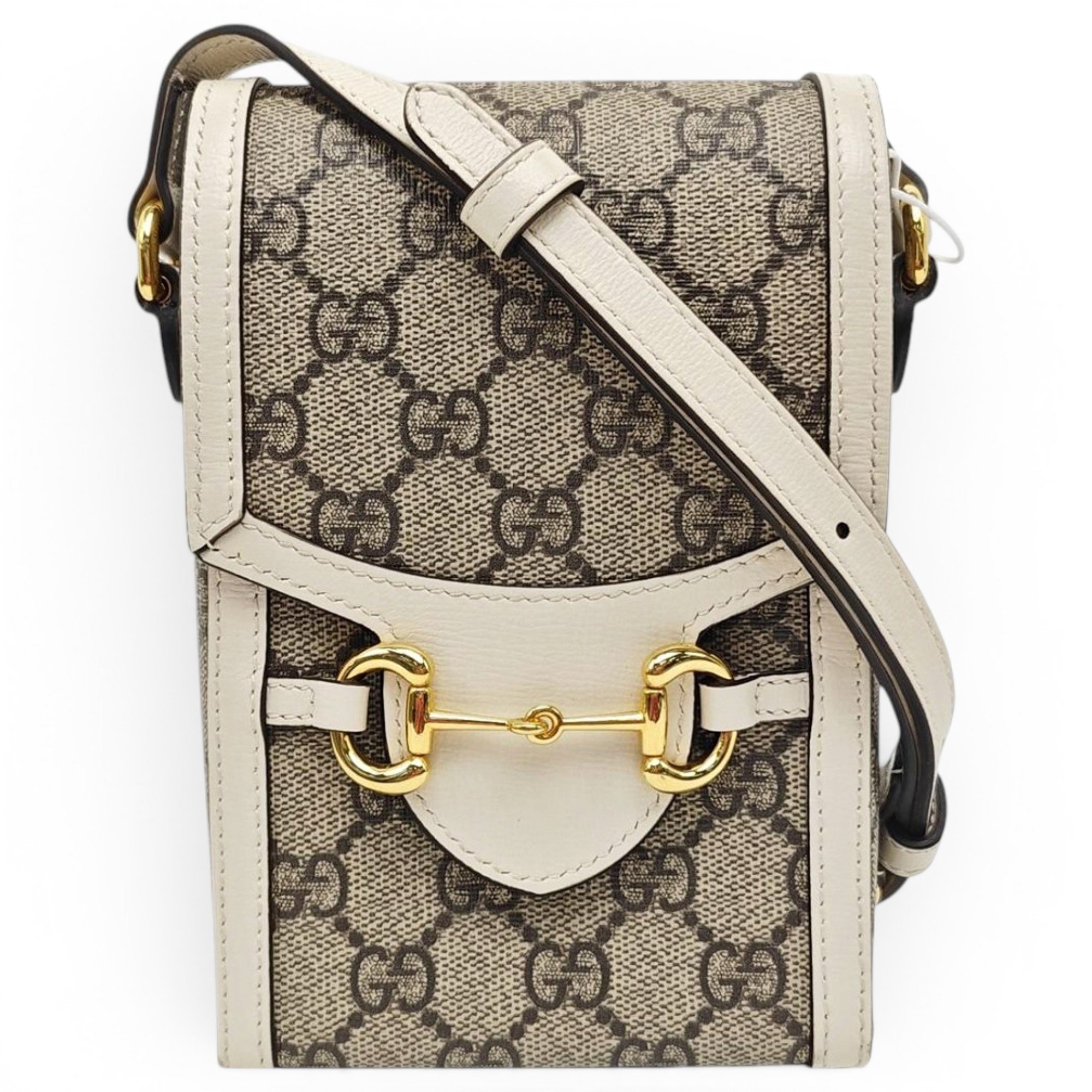 Horsebit 1955 Vertical cloth crossbody bag