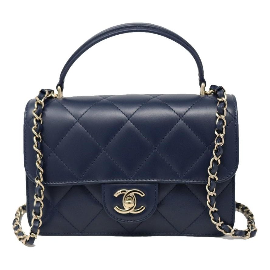 Coco Handle leather handbag