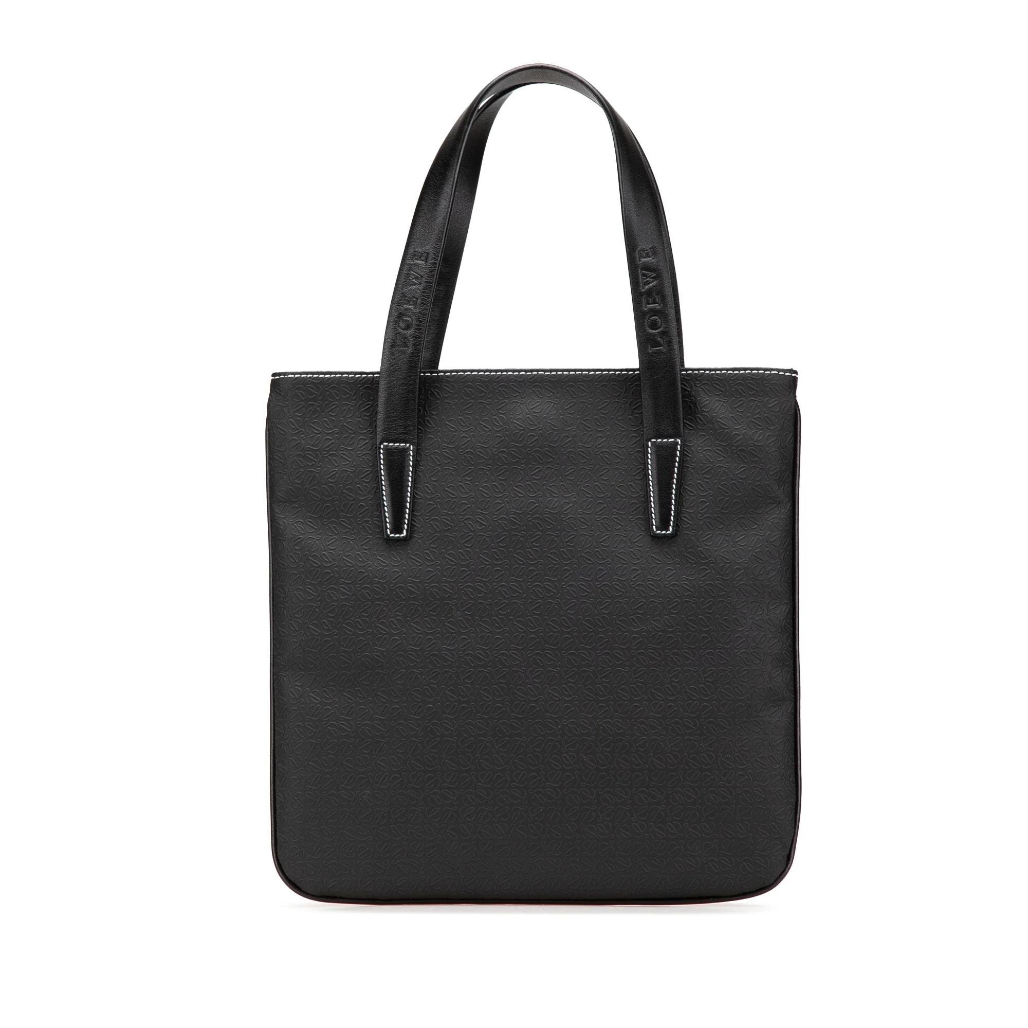 Anagram pony-style calfskin handbag
