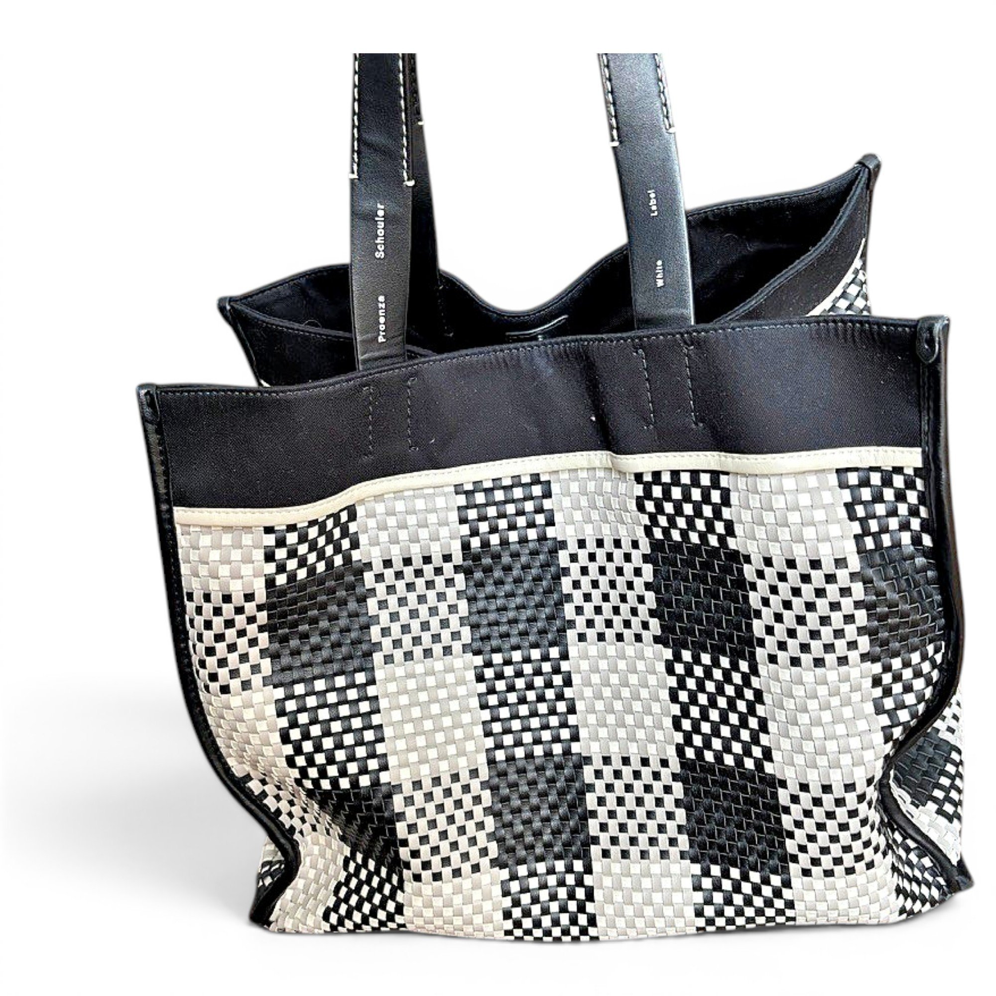 Leather tote