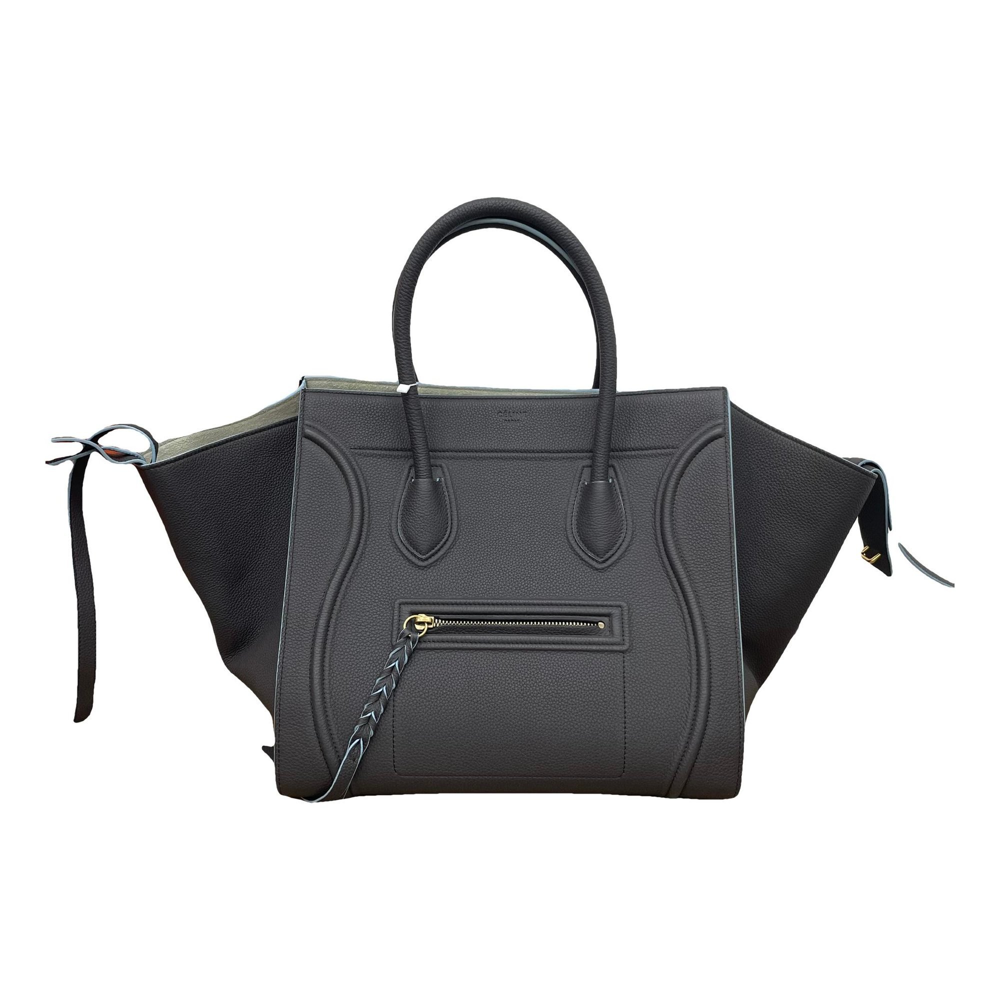 Luggage leather handbag