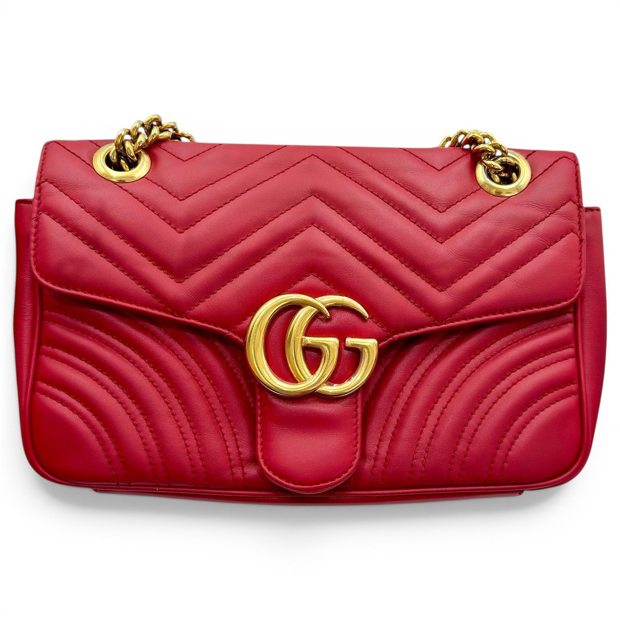 GG Marmont Flap leather crossbody bag