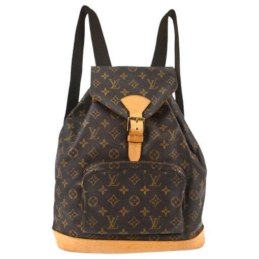 Louis Vuitton Montsouris cloth backpack