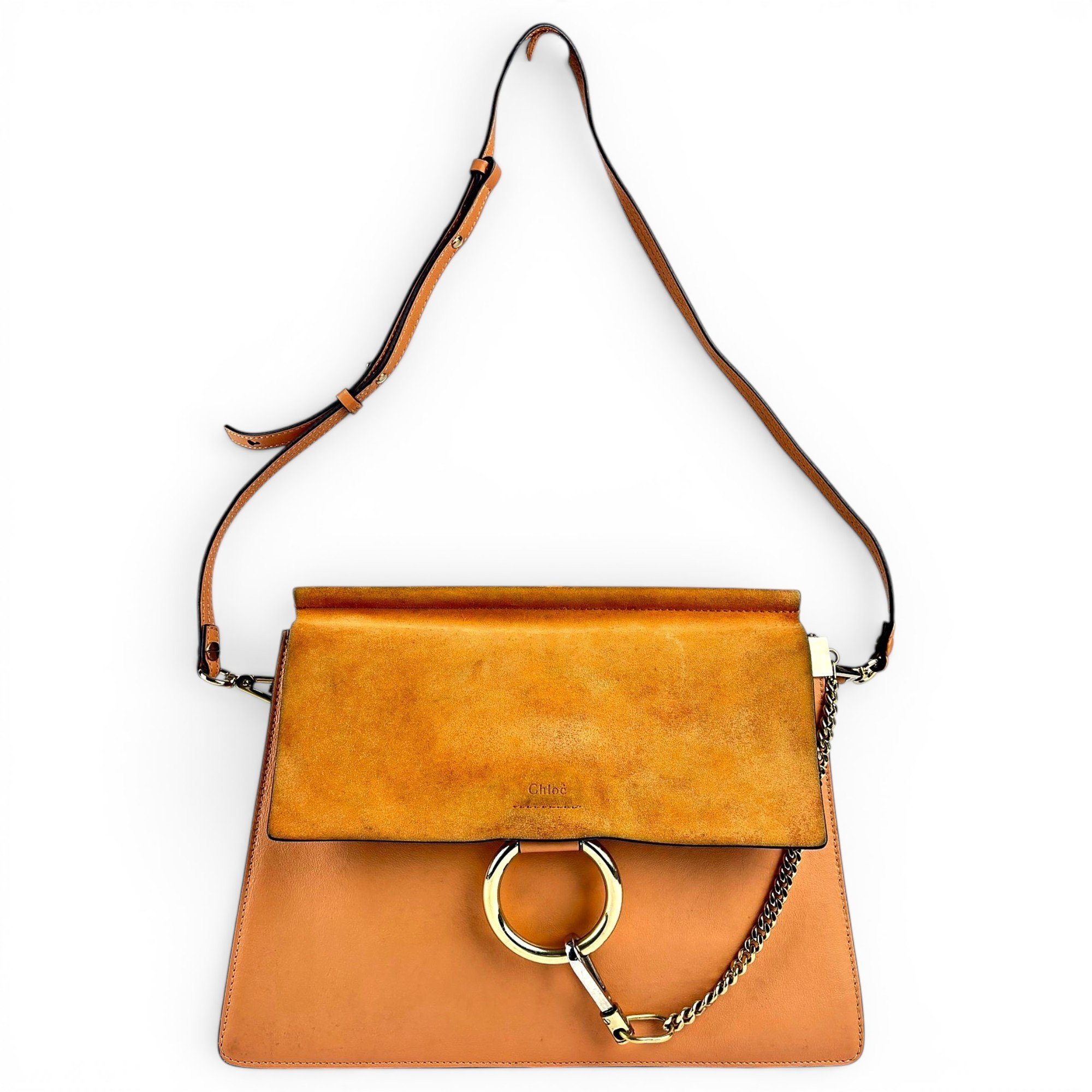 Faye leather handbag