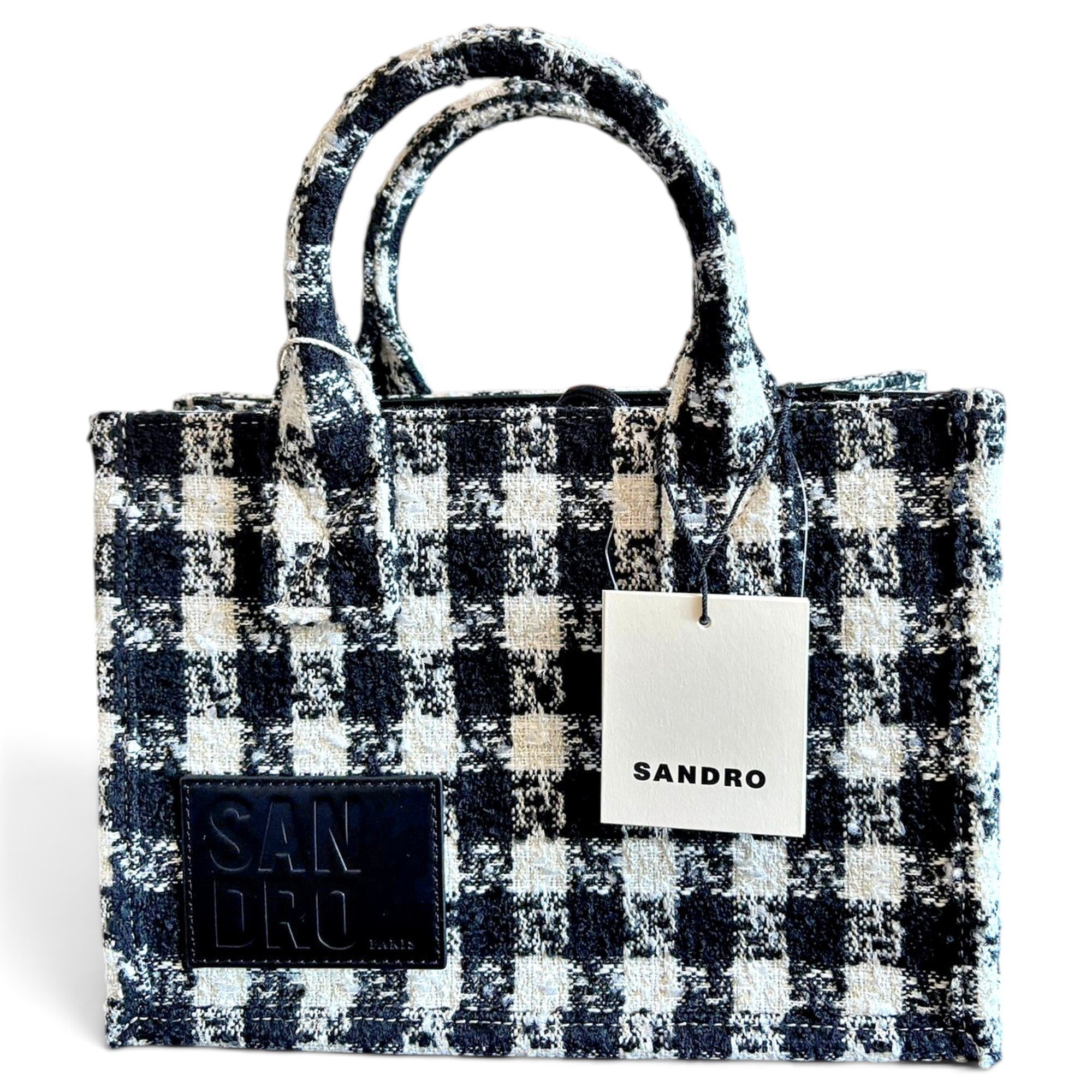 Sandro Tweed tote