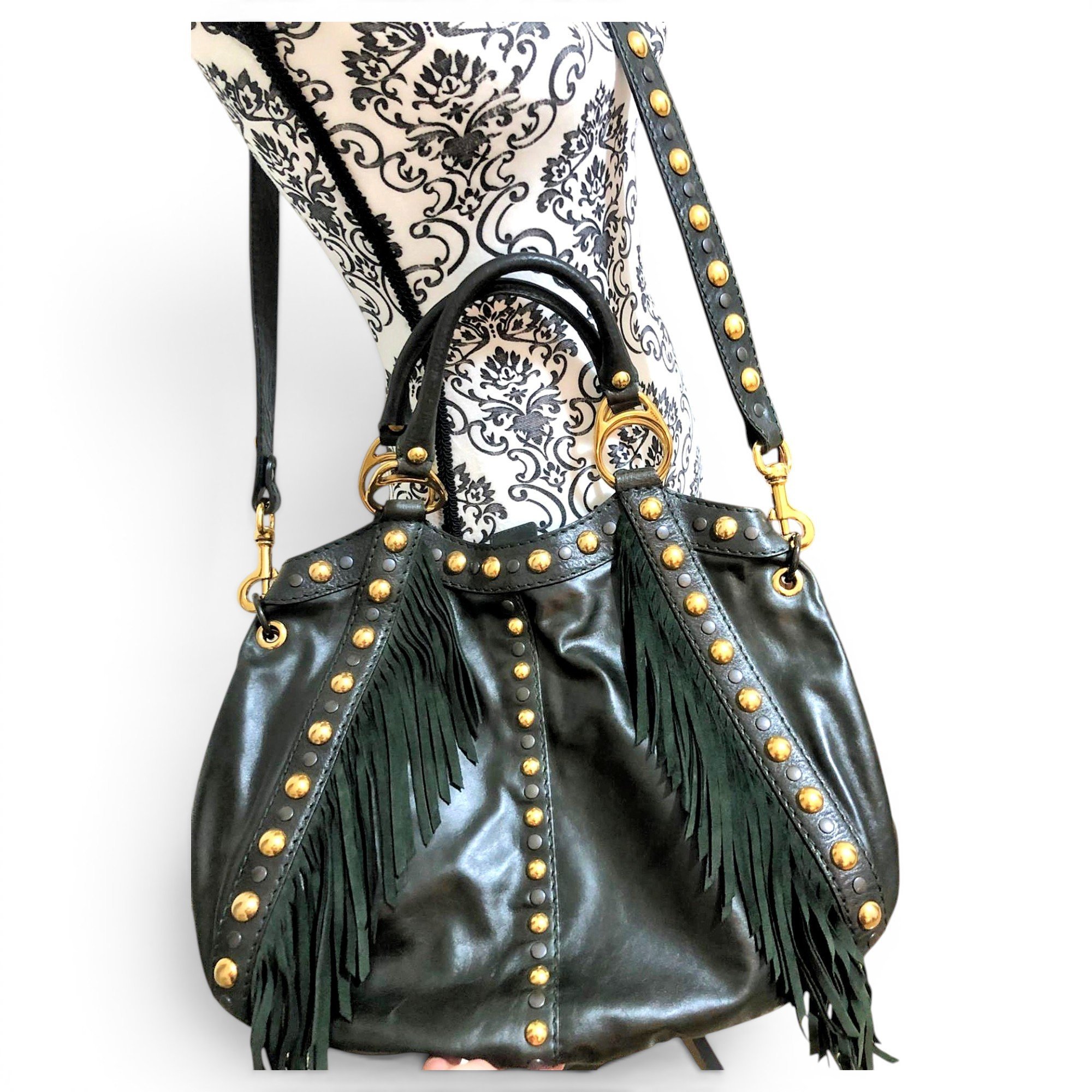 Babouska Hysteria leather handbag