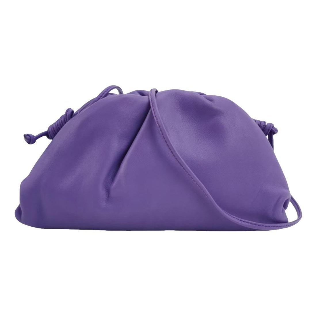 Pouch leather crossbody bag