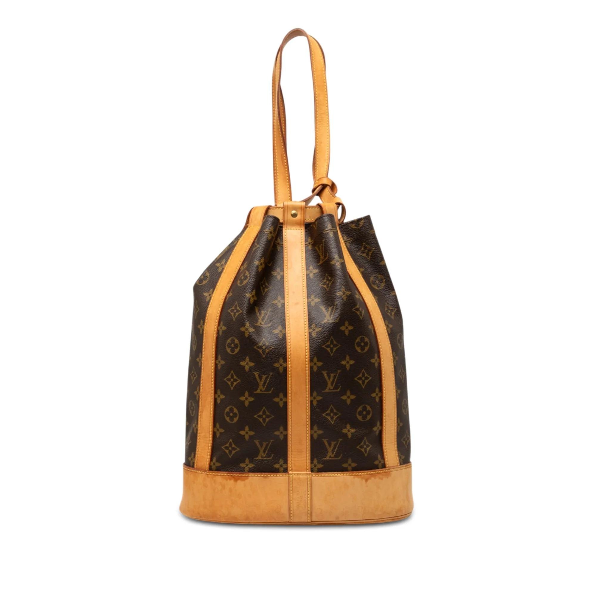 Bucket leather bag