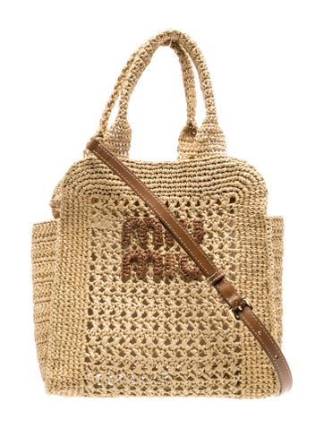 Raffia Shoulder Bag