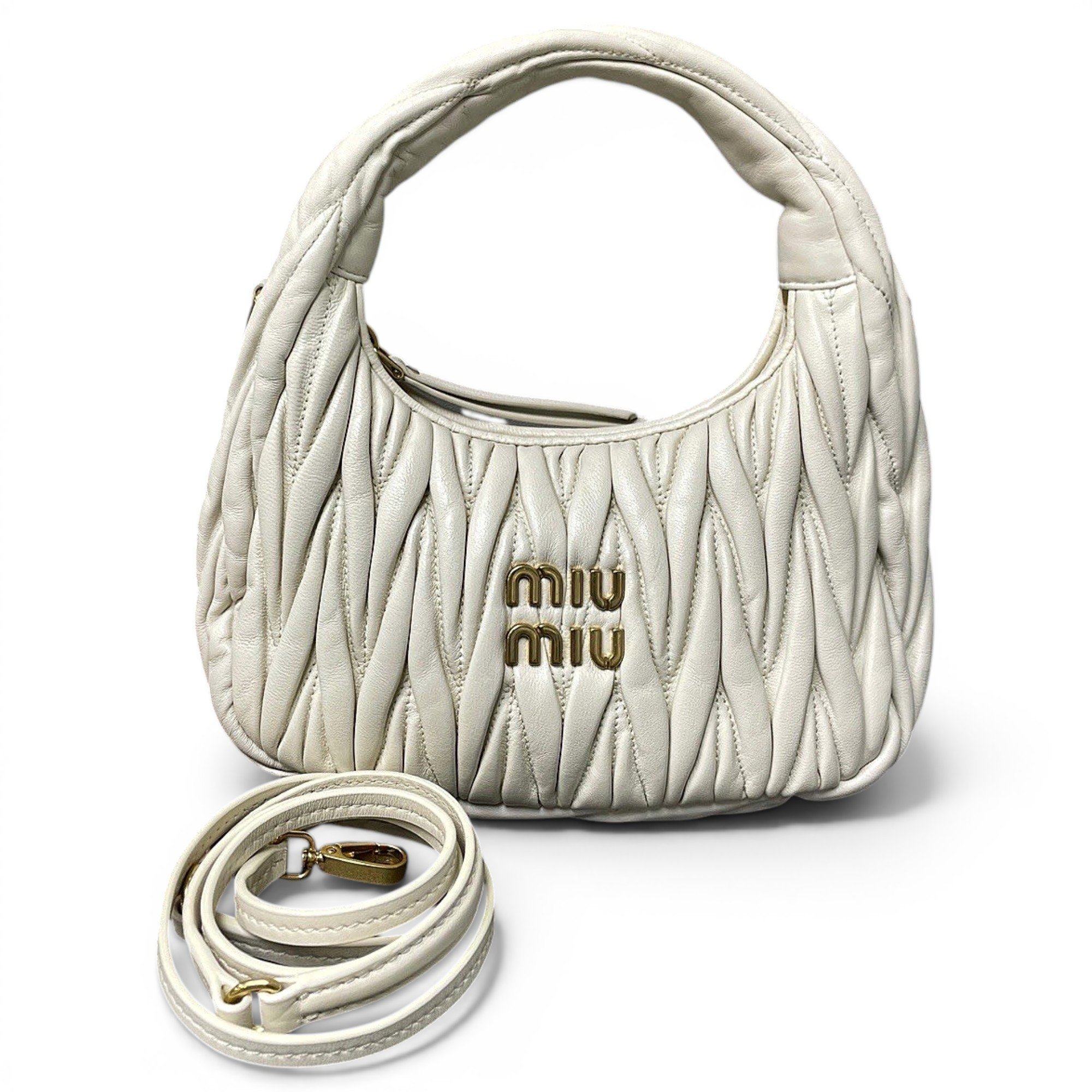 Miu Miu Miu Wander leather handbag