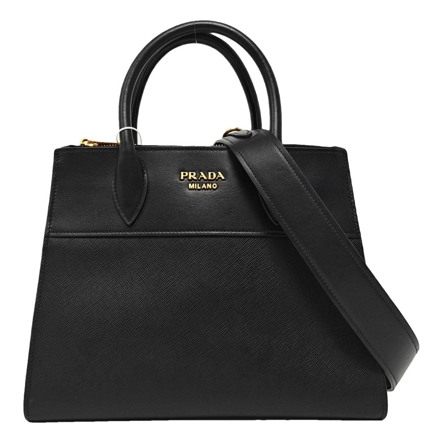 Bibliothèque leather handbag