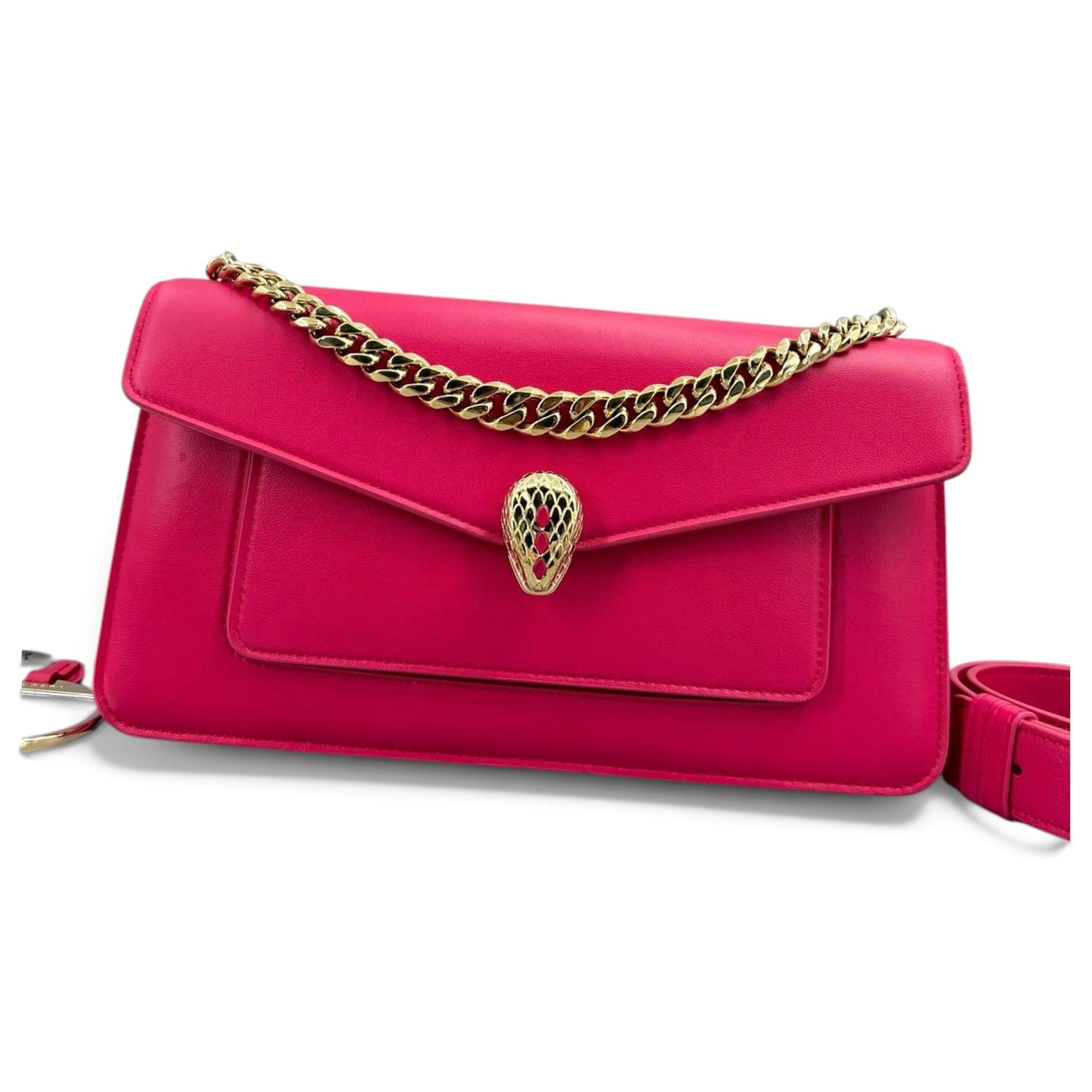 Bvlgari Serpenti leather handbag
