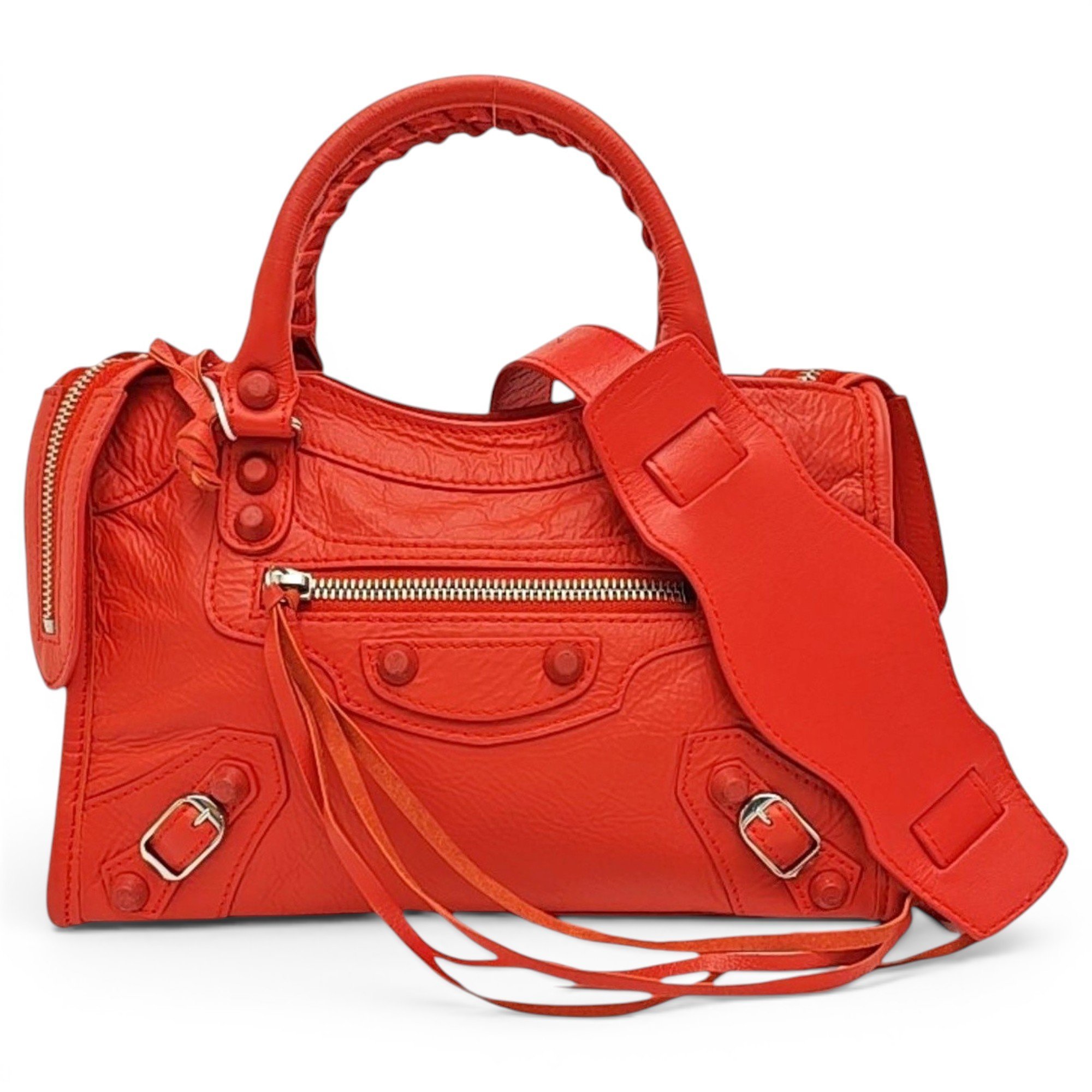 Leather handbag