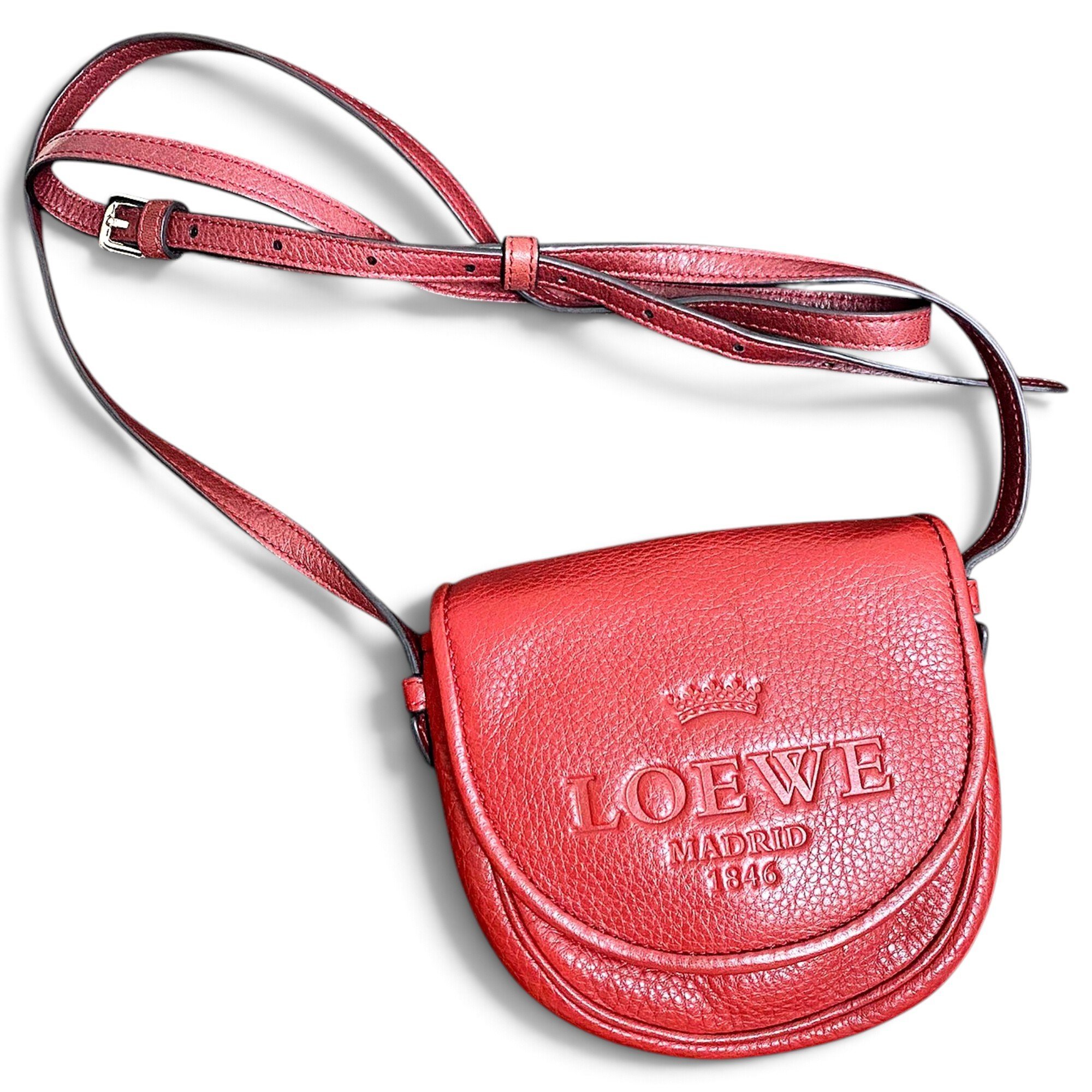 Gate leather crossbody bag